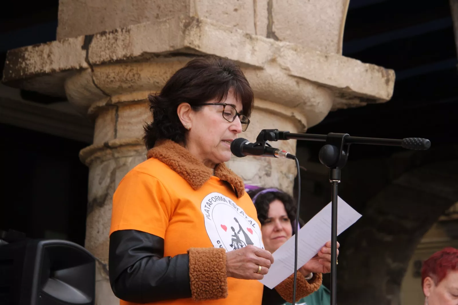 Día Internacional de la Mujer en Monzón. Foto Carlos Neofato