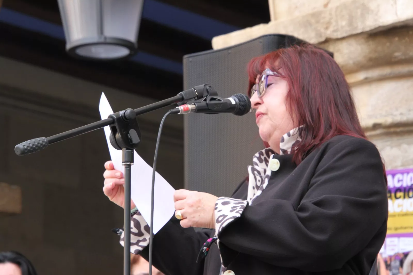Día Internacional de la Mujer en Monzón. Foto Carlos Neofato