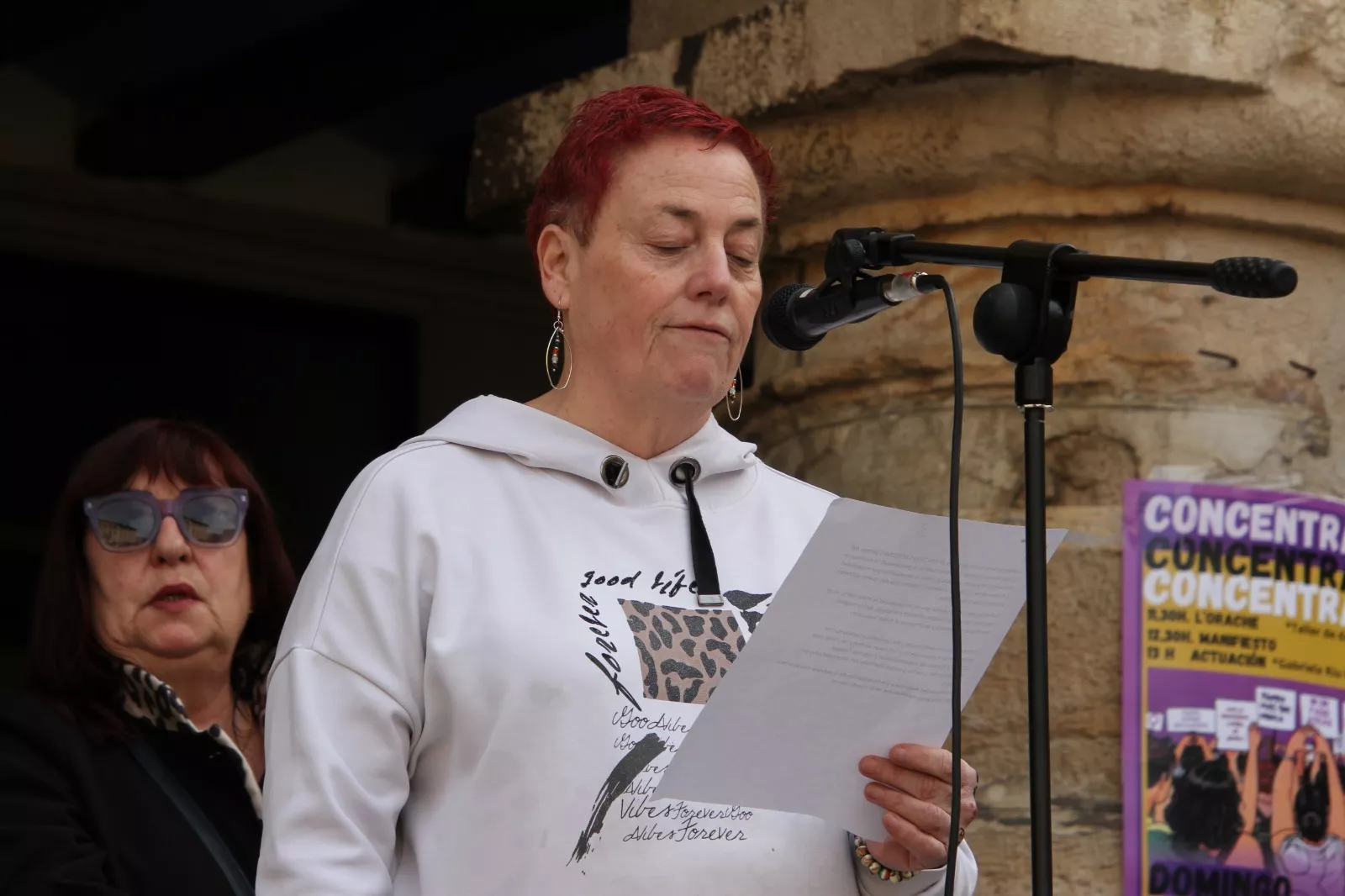 Día Internacional de la Mujer en Monzón. Foto Carlos Neofato