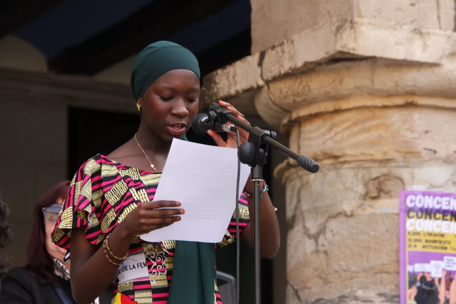 Día Internacional de la Mujer en Monzón. Foto Carlos Neofato