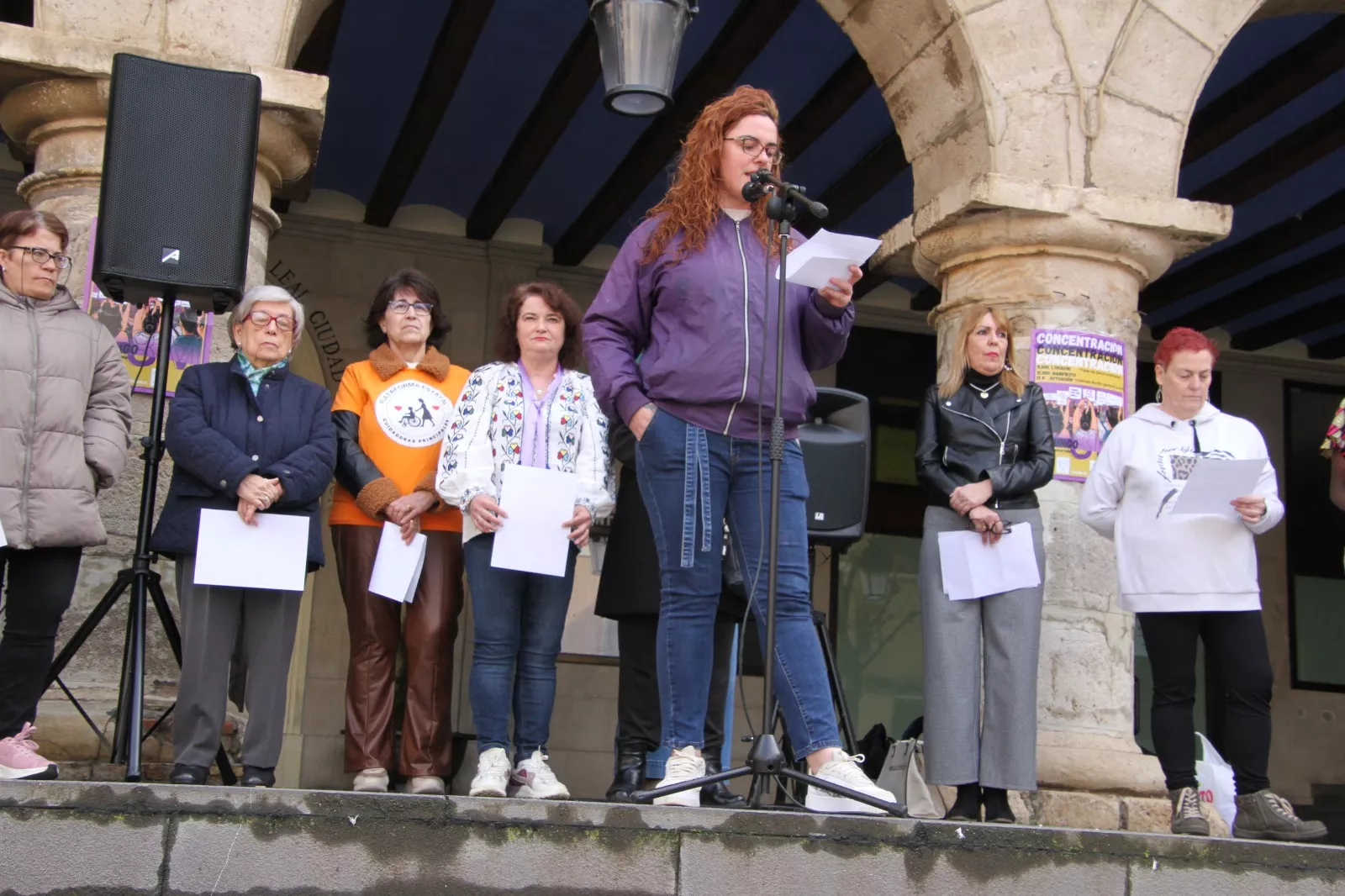 Día Internacional de la Mujer en Monzón. Foto Carlos Neofato