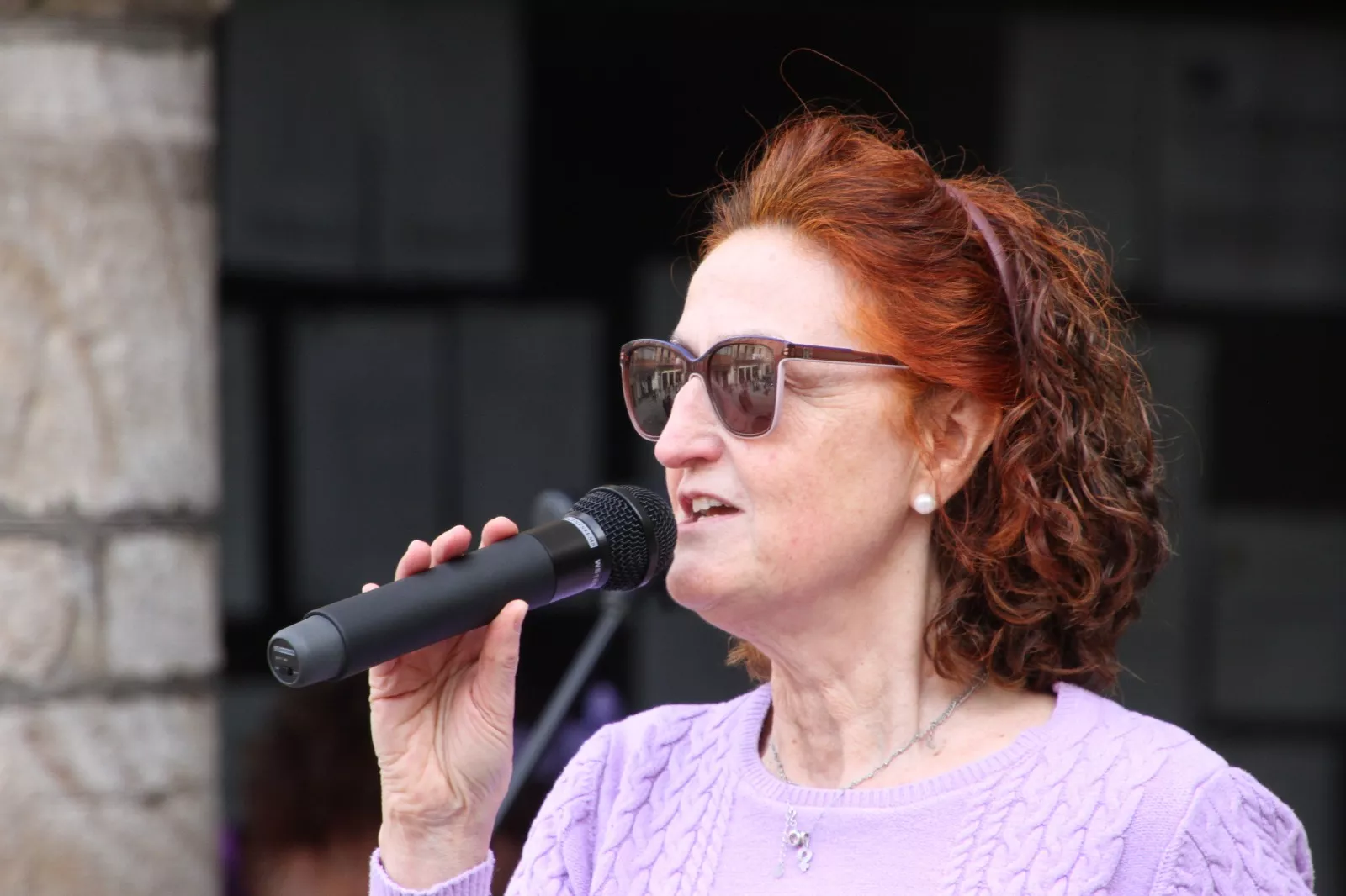 Día Internacional de la Mujer en Monzón. Foto Carlos Neofato