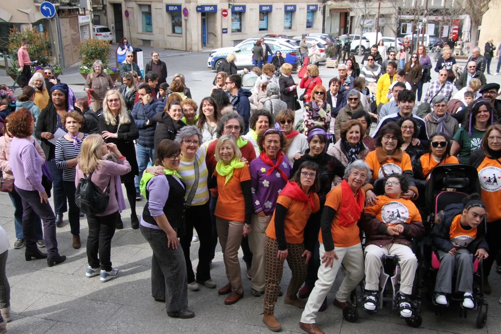 Día Internacional de la Mujer en Monzón. Foto Carlos Neofato