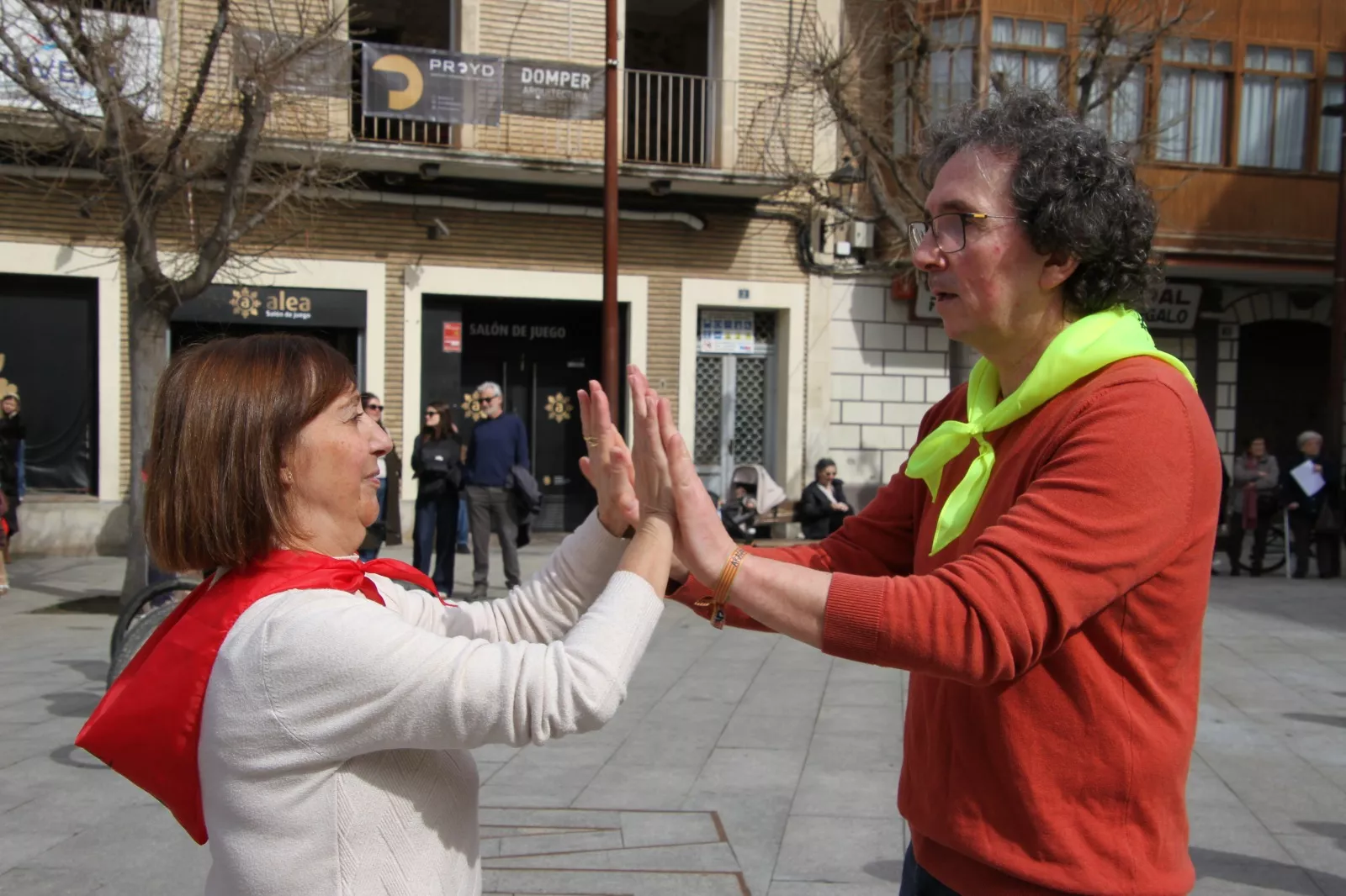 Día Internacional de la Mujer en Monzón. Foto Carlos Neofato