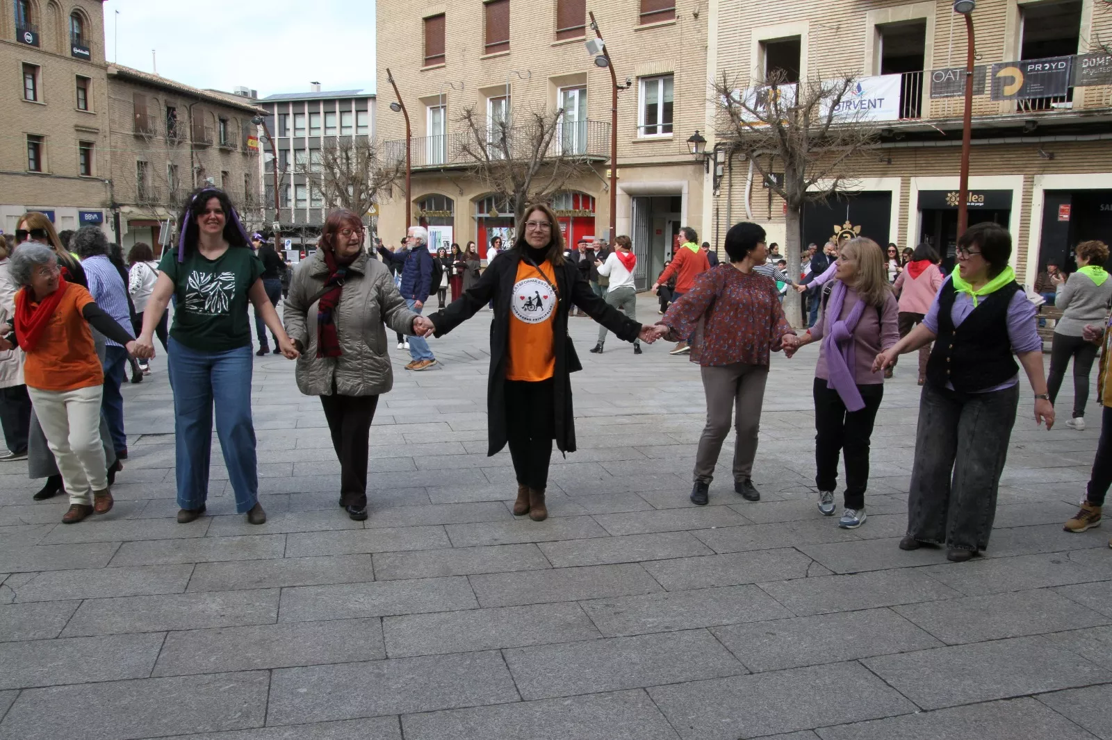 Día Internacional de la Mujer en Monzón. Foto Carlos Neofato
