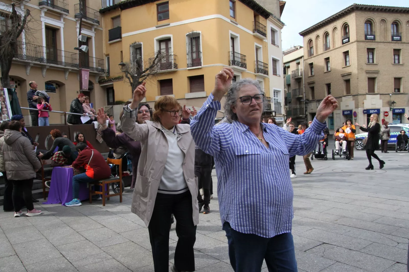 Día Internacional de la Mujer en Monzón. Foto Carlos Neofato