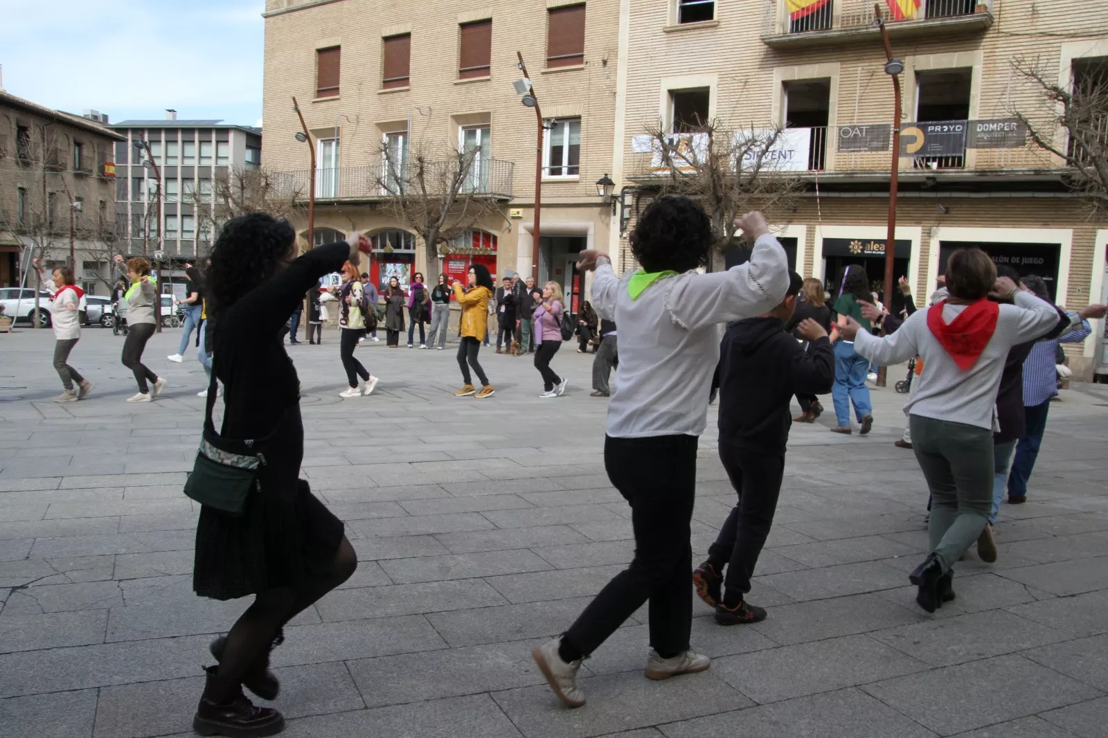 Día Internacional de la Mujer en Monzón. Foto Carlos Neofato