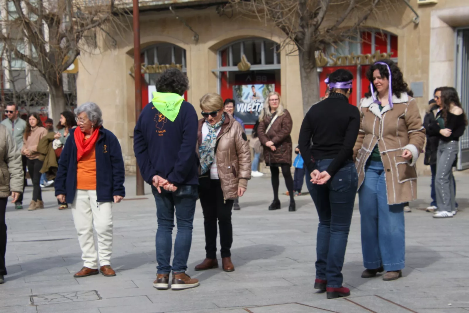 Día Internacional de la Mujer en Monzón. Foto Carlos Neofato