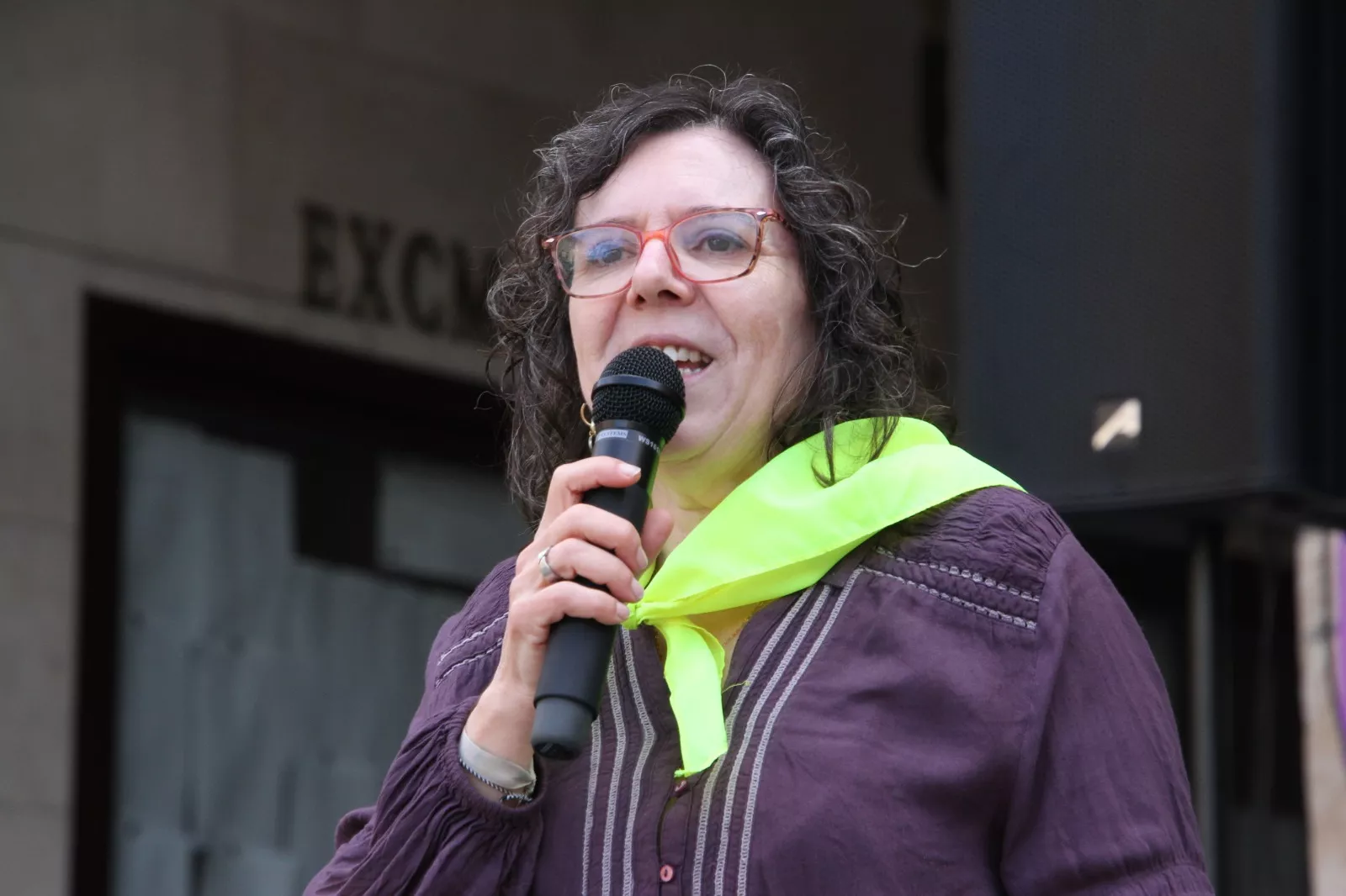 Día Internacional de la Mujer en Monzón. Foto Carlos Neofato
