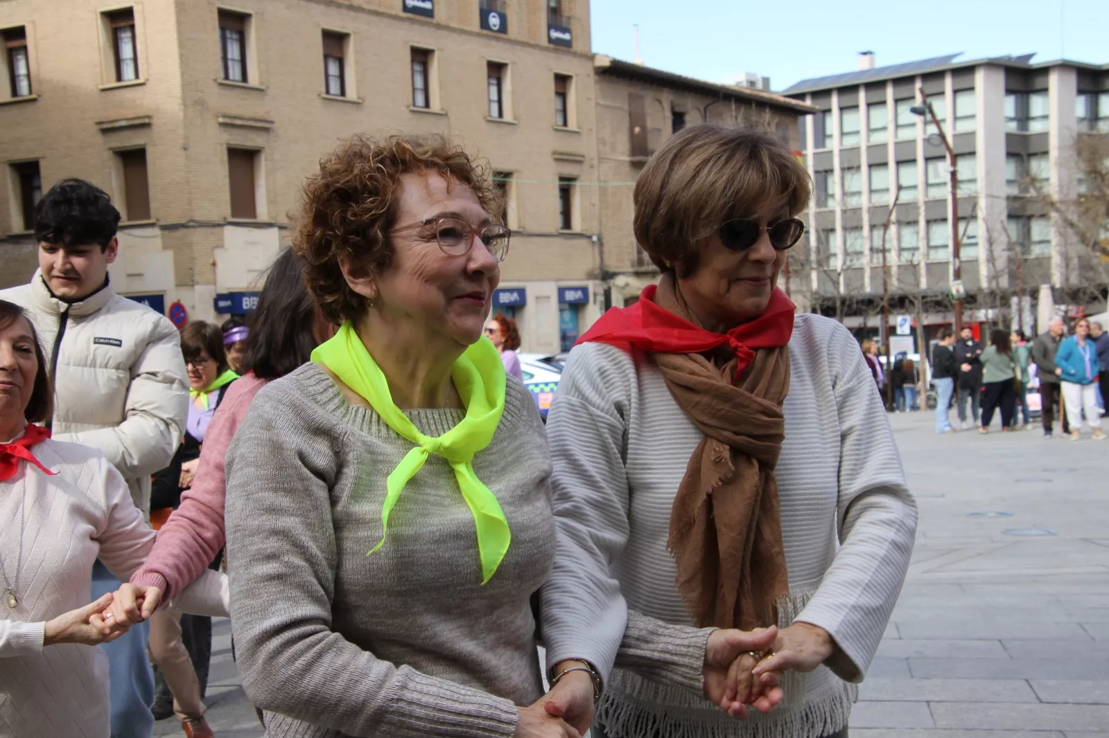 Día Internacional de la Mujer en Monzón. Foto Carlos Neofato