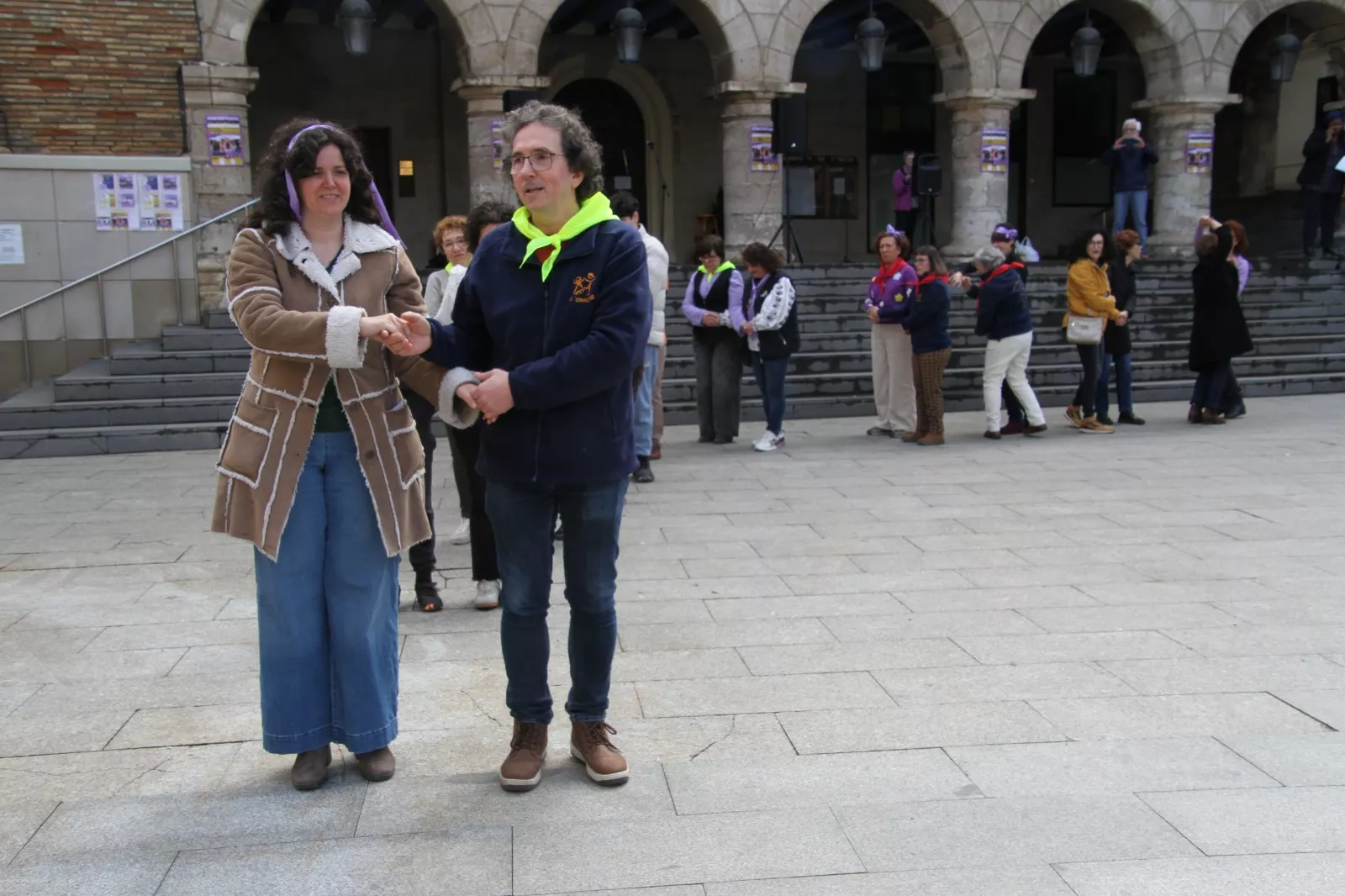 Día Internacional de la Mujer en Monzón. Foto Carlos Neofato