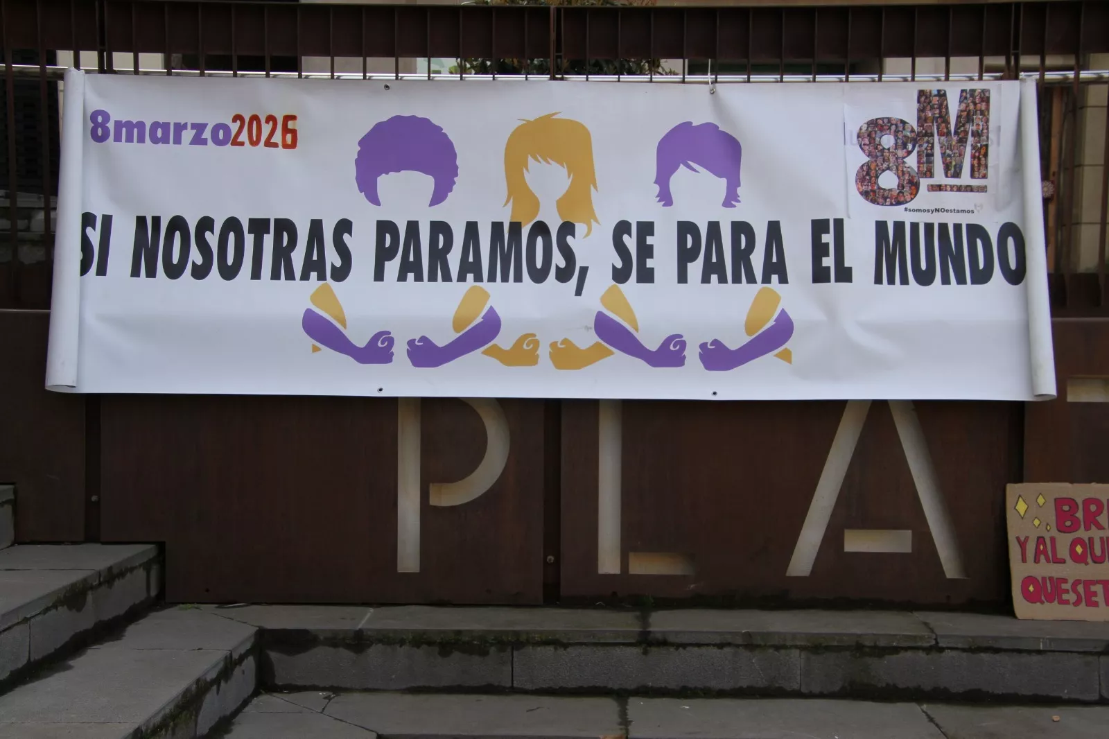 Día Internacional de la Mujer en Monzón. Foto Carlos Neofato