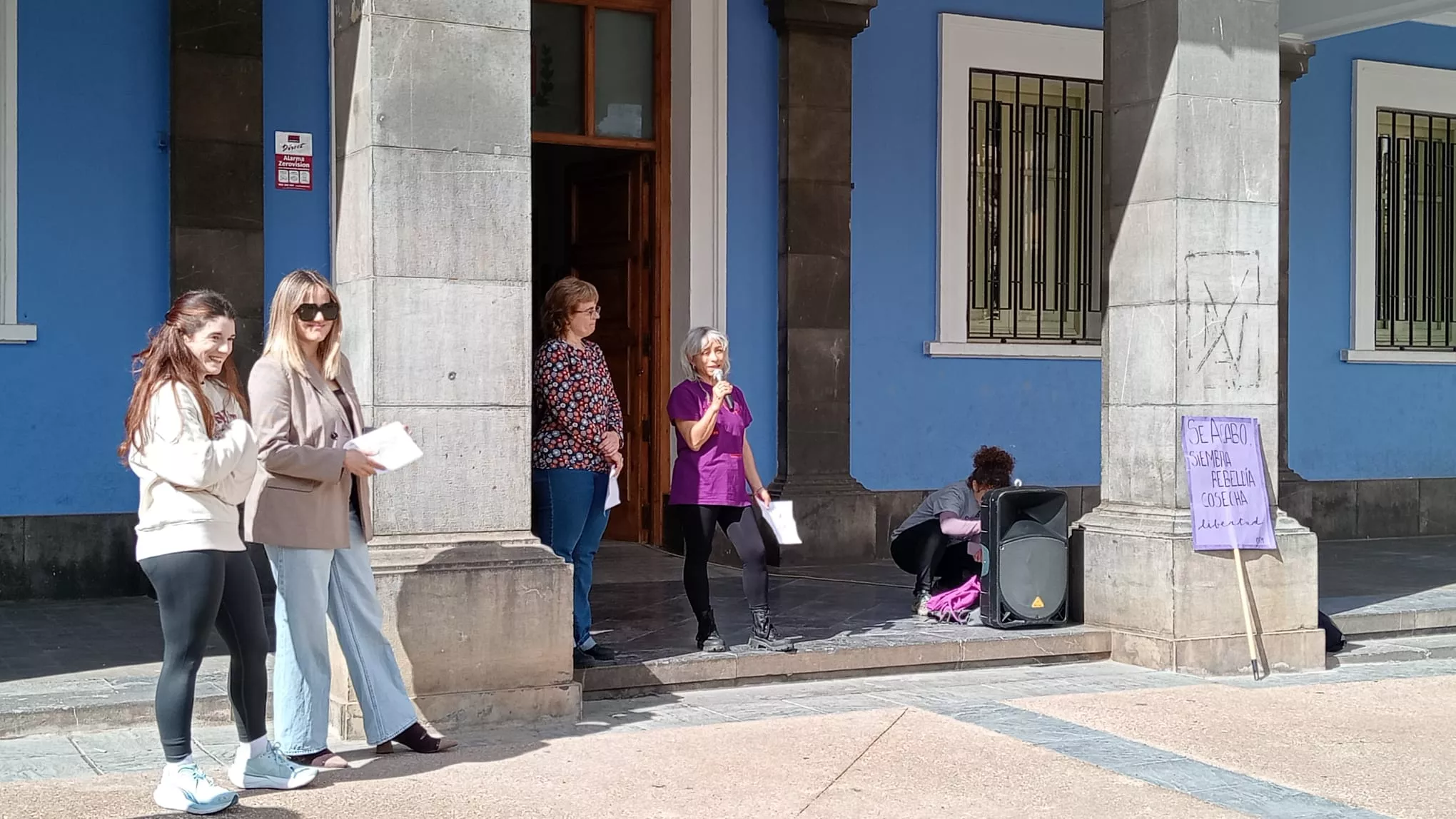 Día Internacional de la Mujer en Sariñena. Foto Gemma G.G.