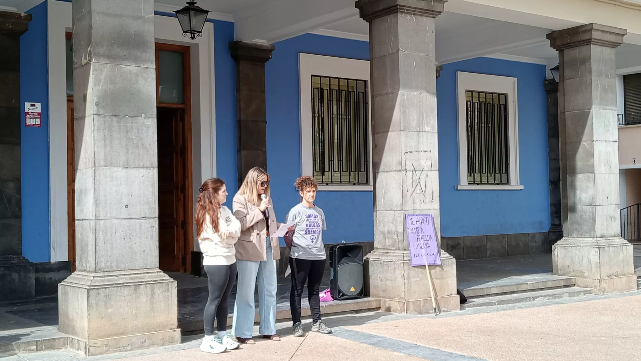 Día Internacional de la Mujer en Sariñena. Foto Gemma G.G.
