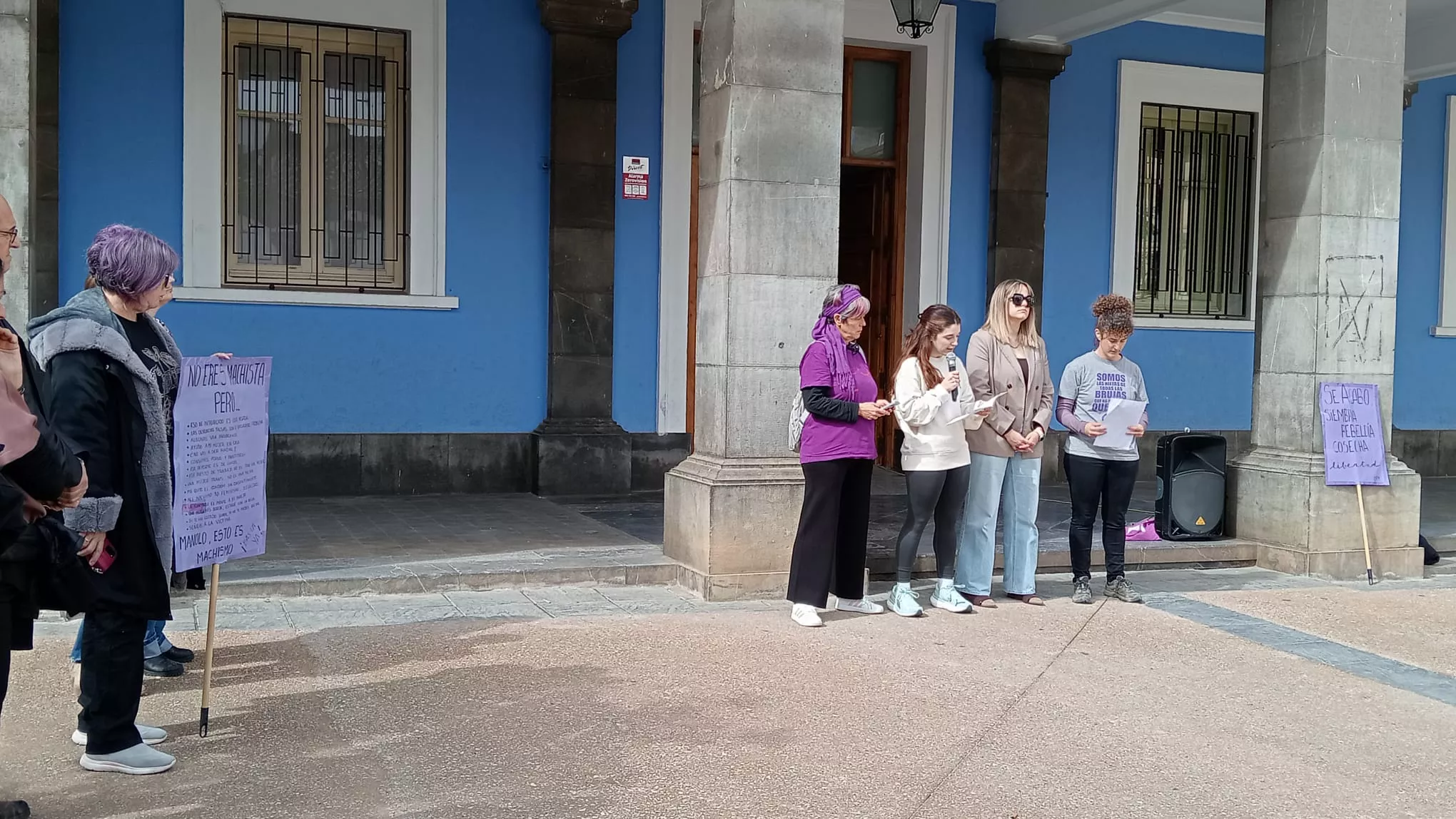 Día Internacional de la Mujer en Sariñena. Foto Gemma G.G.
