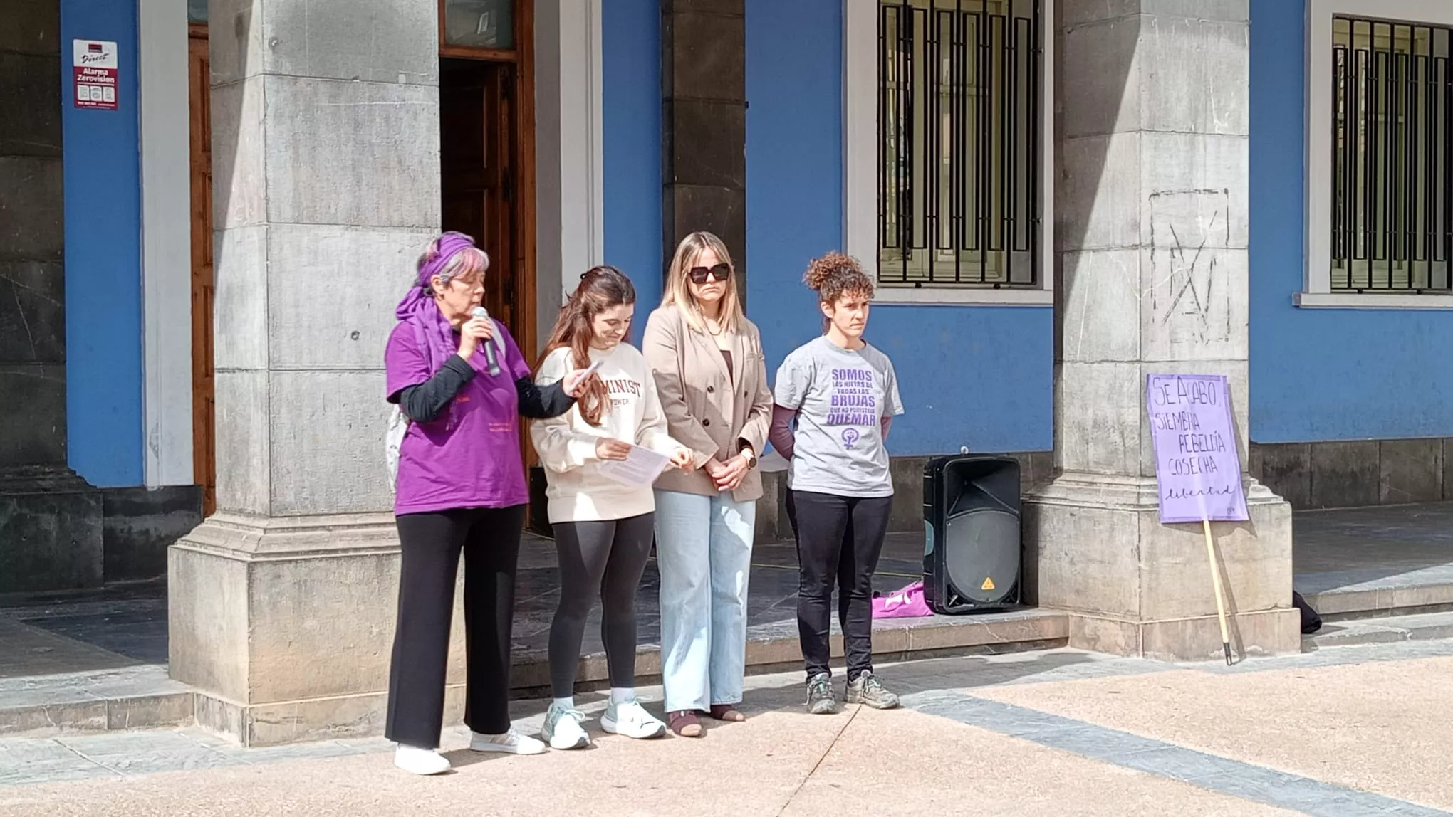Día Internacional de la Mujer en Sariñena. Foto Gemma G.G.
