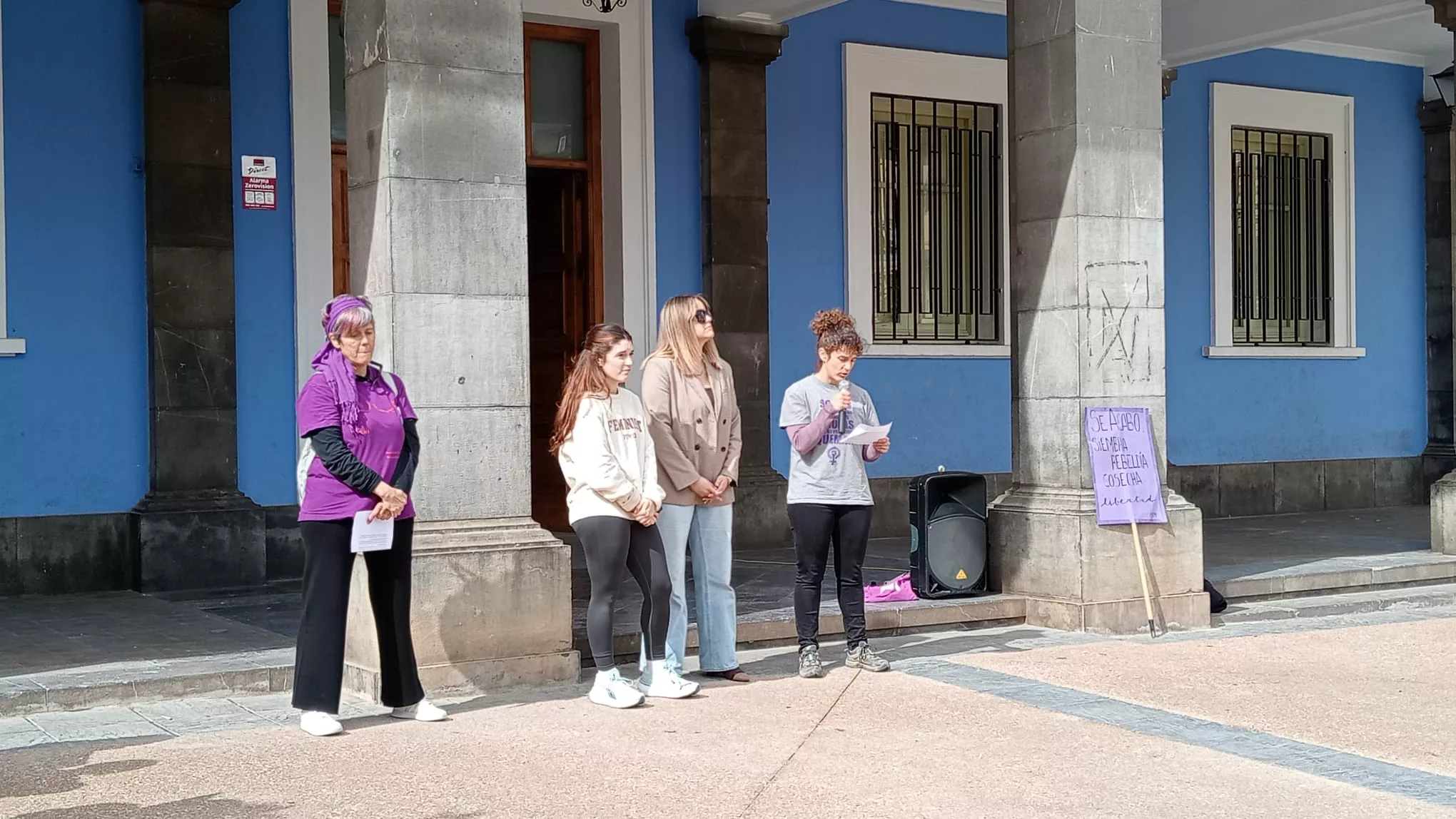 Día Internacional de la Mujer en Sariñena. Foto Gemma G.G.