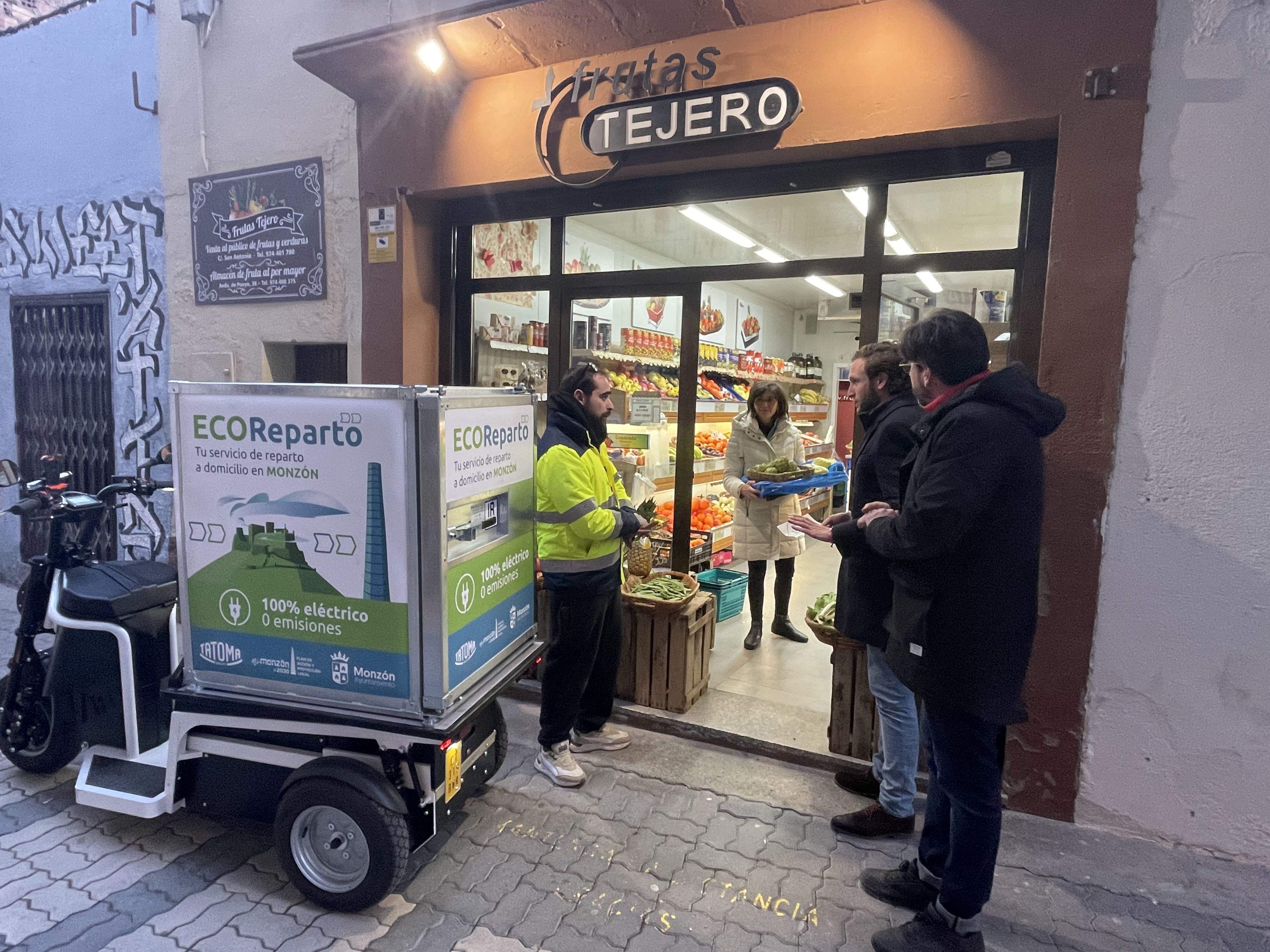 La red de Eco Reparto de Monzón se amplía a cerca de veinte establecimientos.