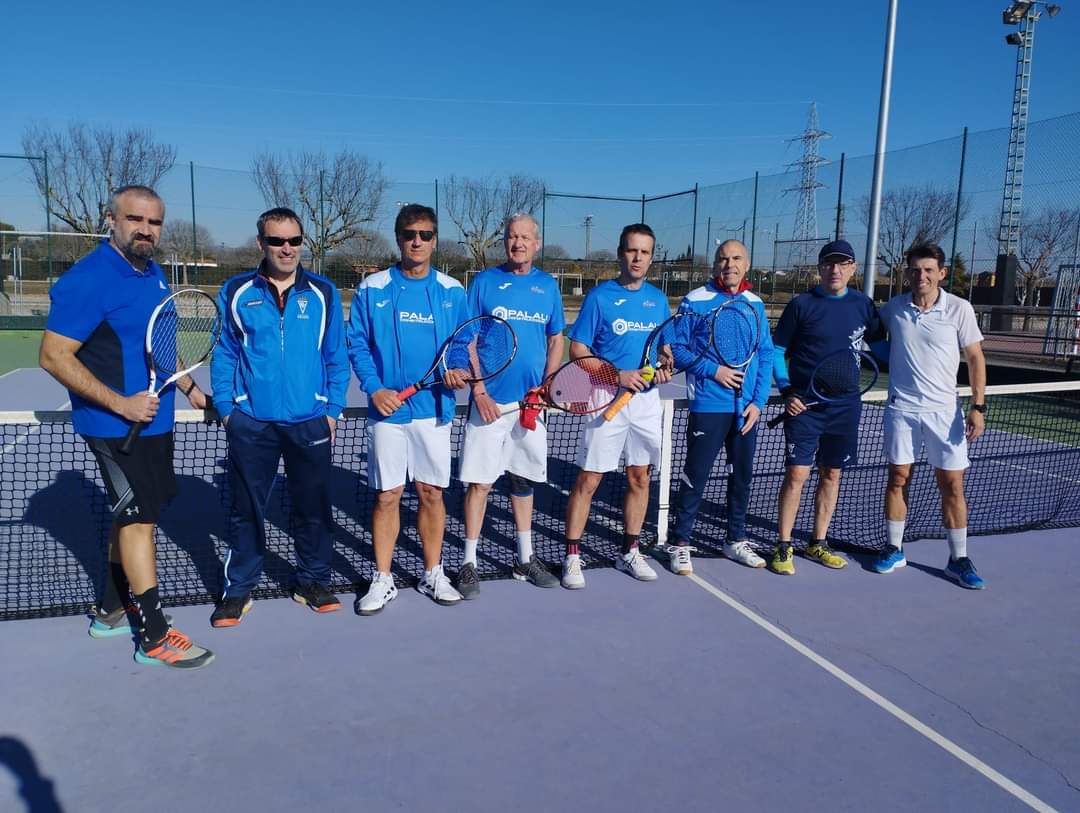 Equipo +45 Club Tenis Binéfar.