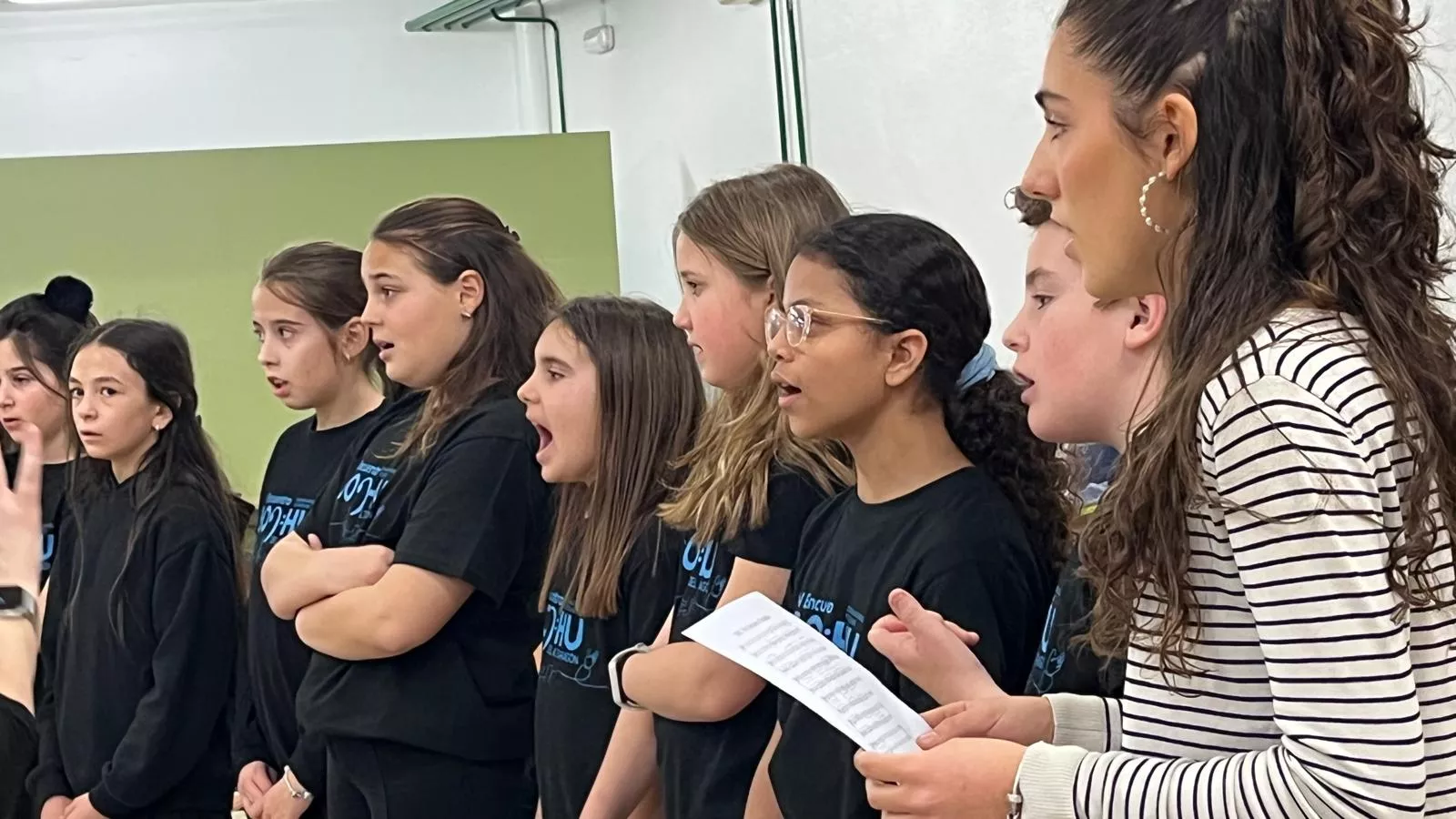 Ensayo de coros del Bochu26. Foto Mercedes Manterola