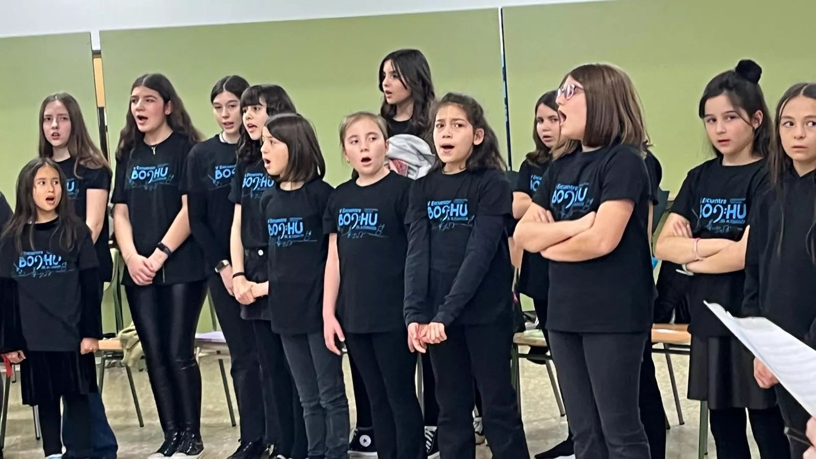 Ensayo de coros del Bochu26. Foto Mercedes Manterola