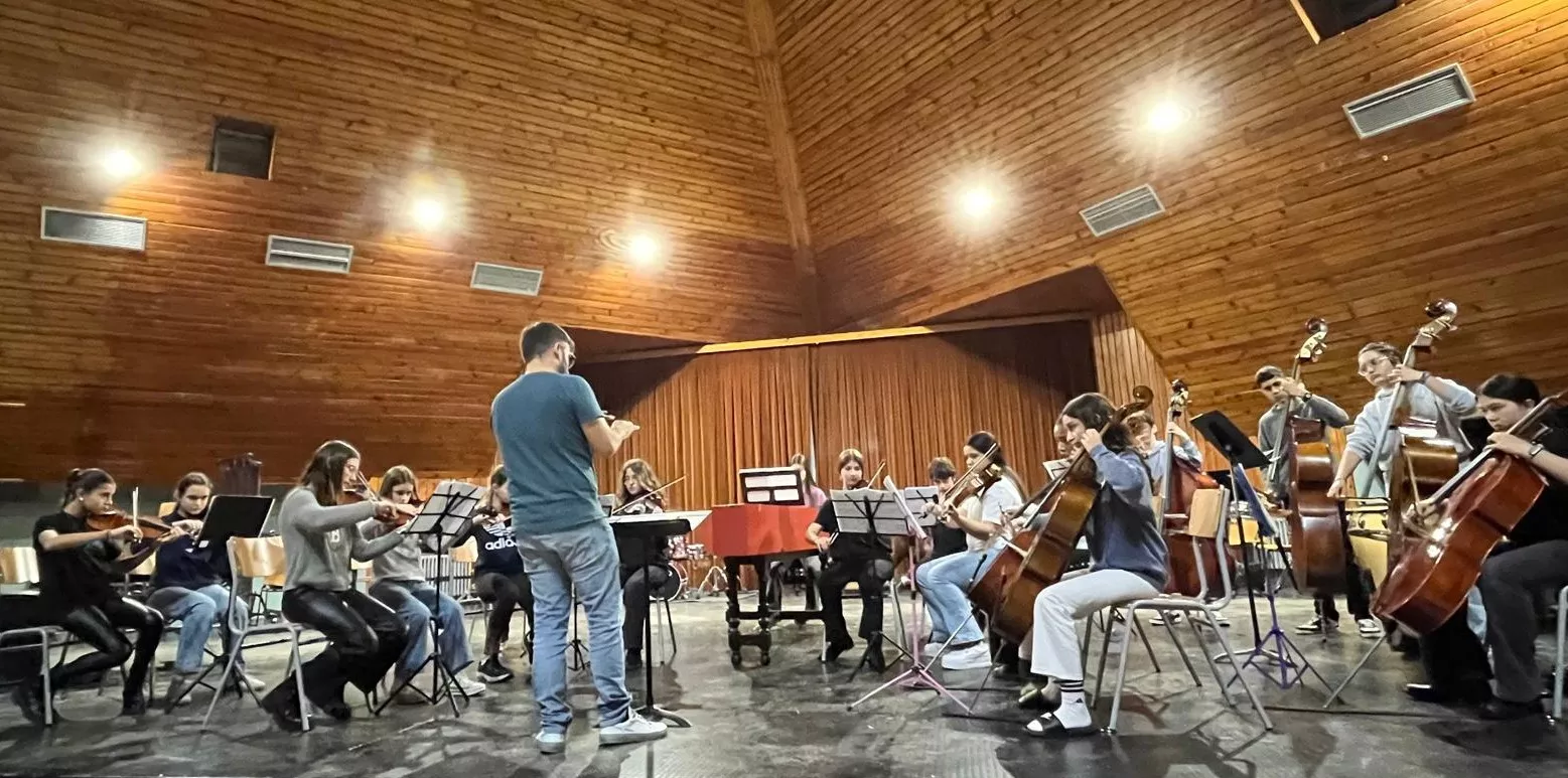Ensayo de orquesta del Bochu26. Foto Mercedes Manterola