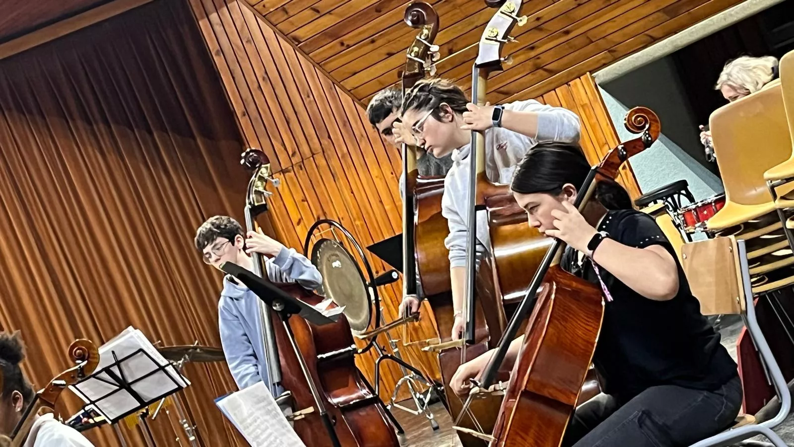 Ensayo de orquesta del Bochu26. Foto Mercedes Manterola