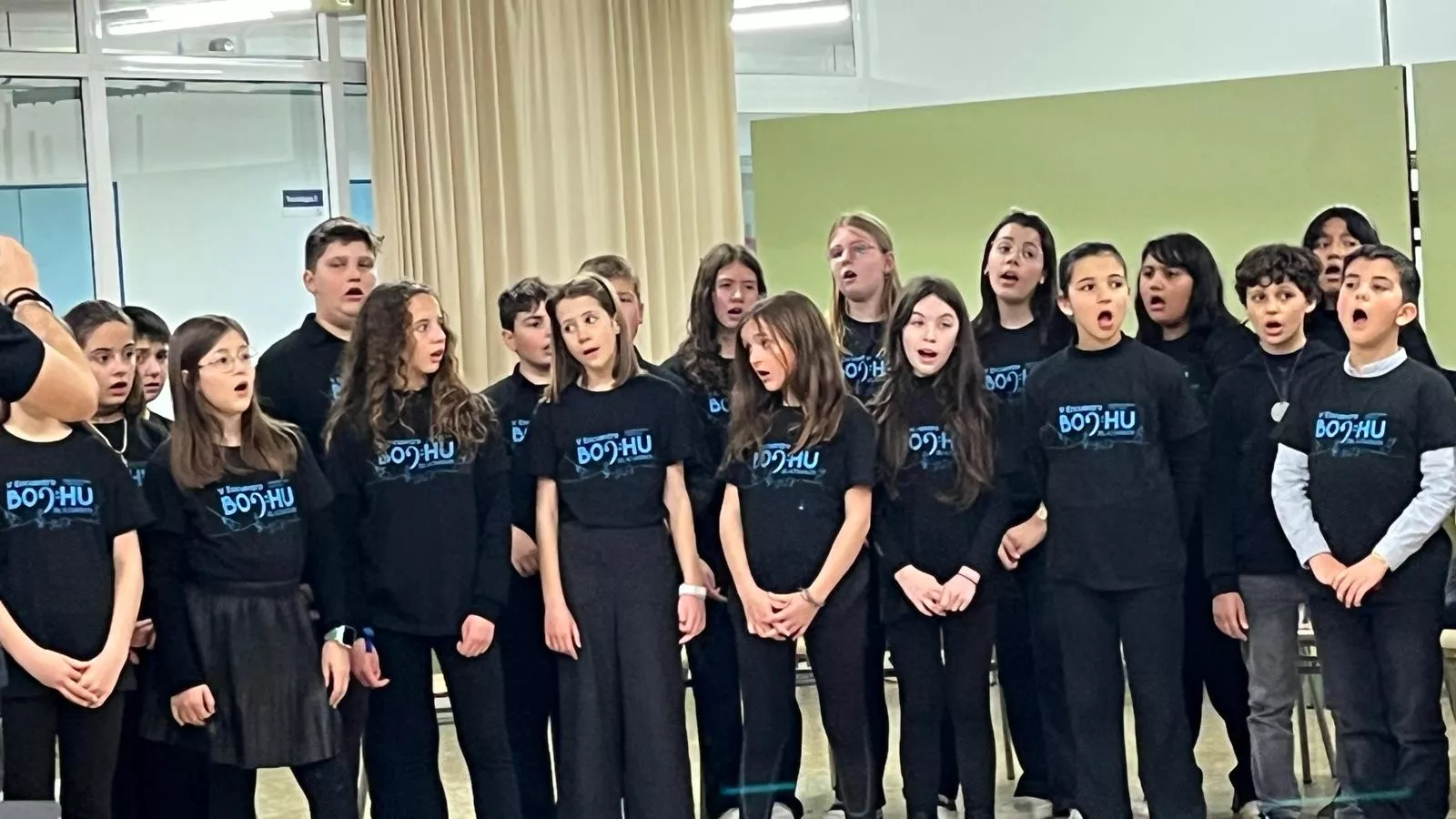 Ensayo de coros del Bochu26. Foto Mercedes Manterola