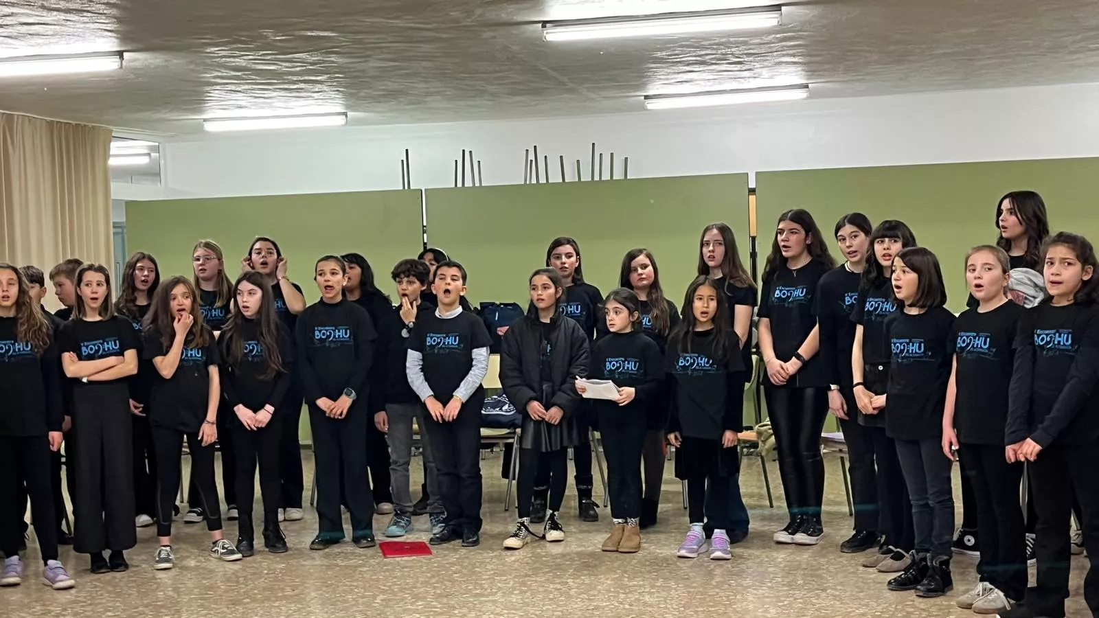 Ensayo de coros del Bochu26. Foto Mercedes Manterola