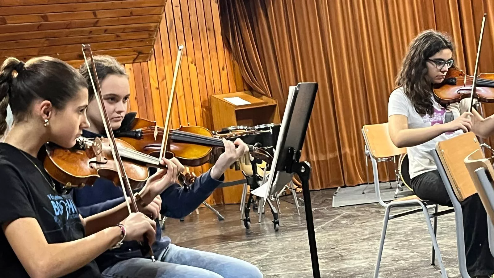 Ensayo de orquesta del Bochu26. Foto Mercedes Manterola