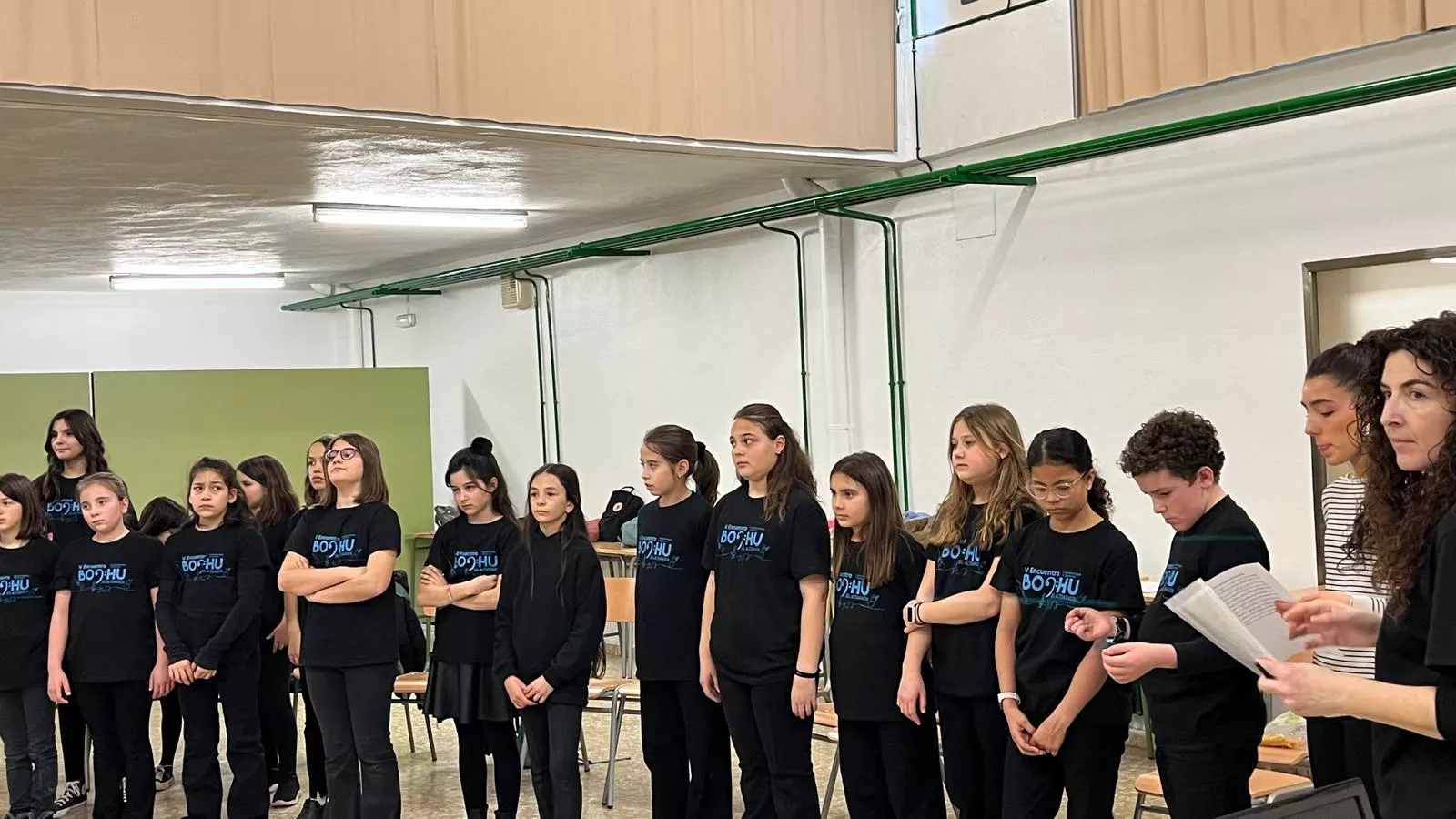 Ensayo de coros del Bochu26. Foto Mercedes Manterola