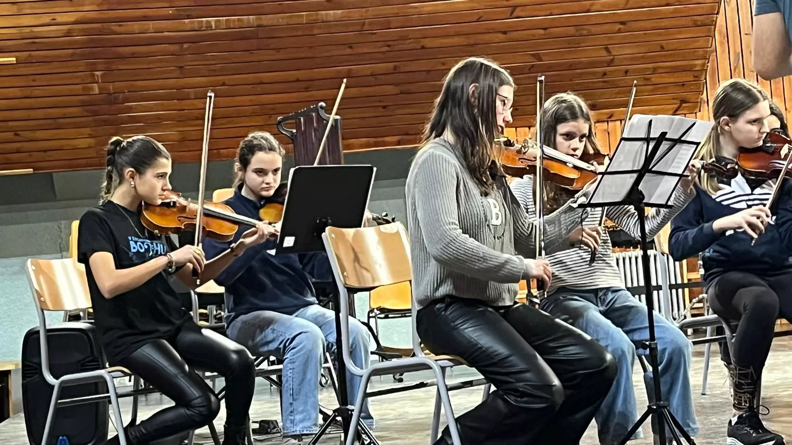 Ensayo de orquesta del Bochu26. Foto Mercedes Manterola