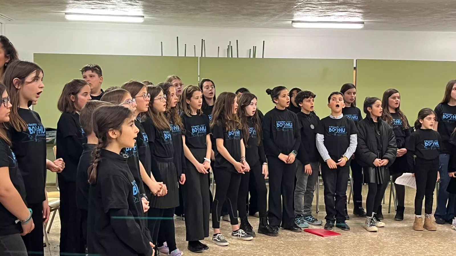 Ensayo de coros del Bochu26. Foto Mercedes Manterola