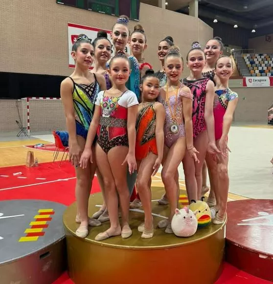 Fase Final del Campeonato de Aragón Base Individual de gimnasia rítmica