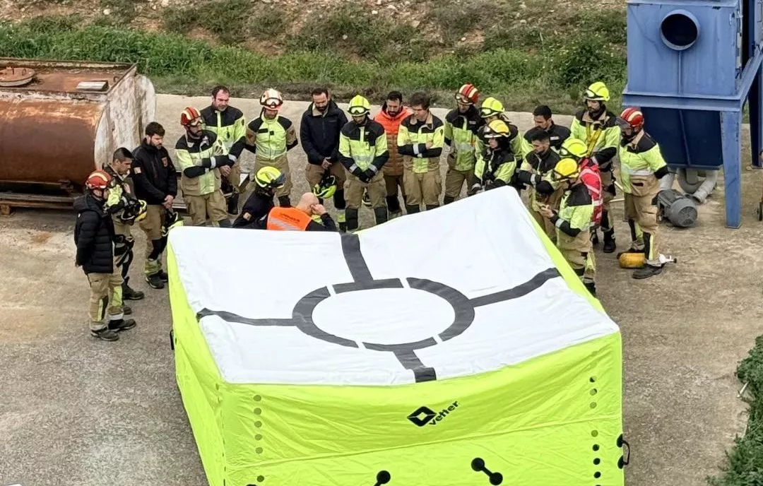 Bomberos de Huesca se forman para intervenir en tentativas de suicidio.