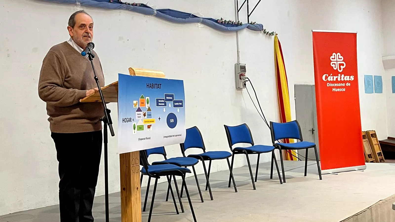 Apertura de las Jornadas de Solidaridad 2026 de Cáritas Huesca. Foto Mercedes Manterola 