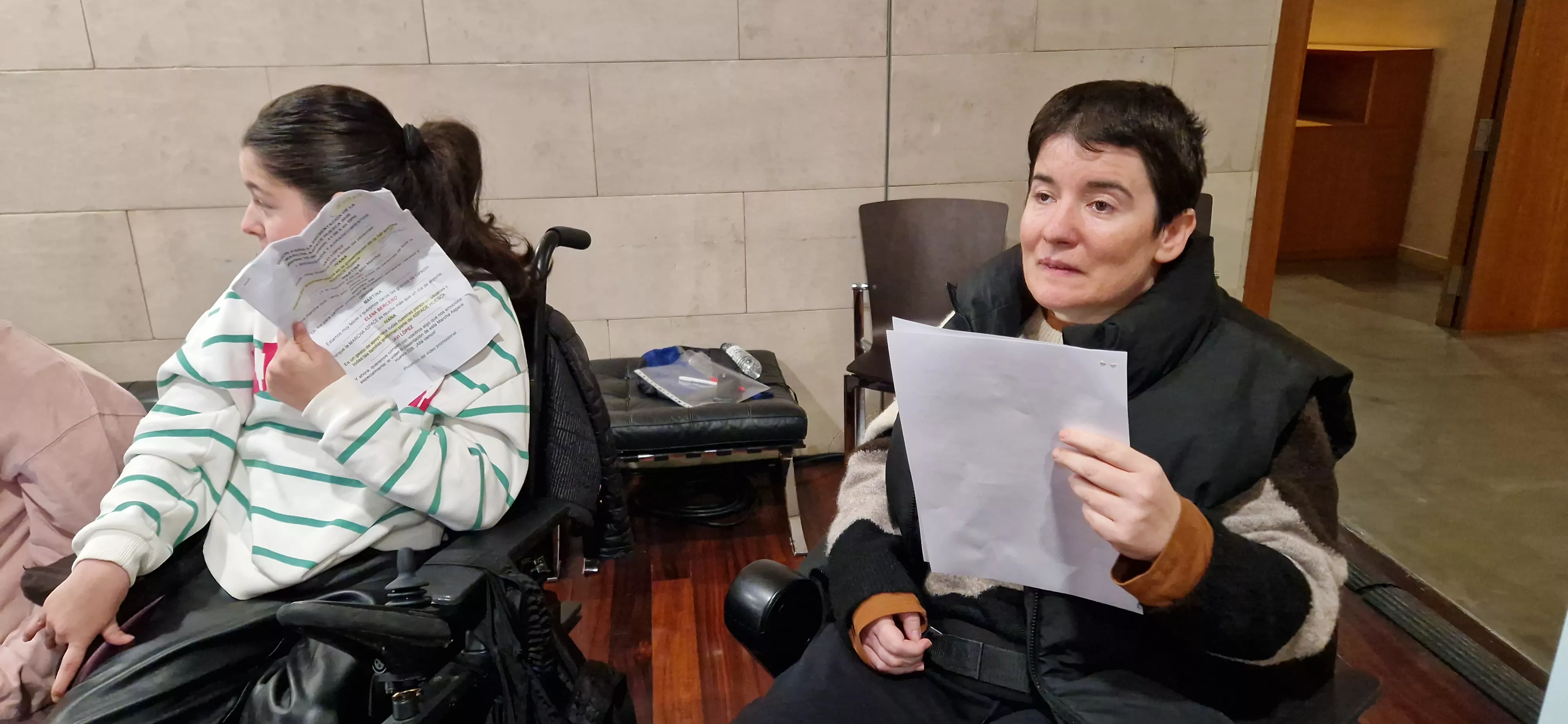 Presentación de la 14ª Marcha Aspace Huesca. Foto Myriam Martínez