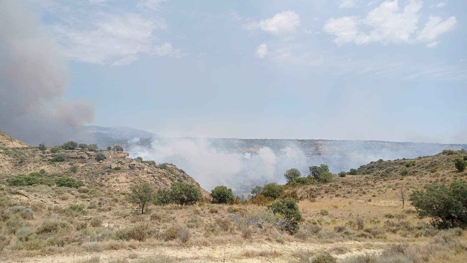 Incendio en Loporzano 