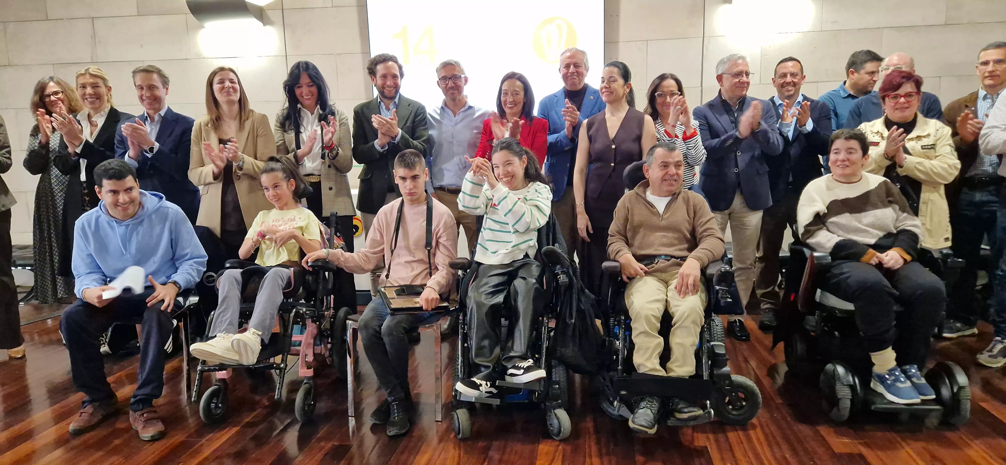 Presentación de la 14ª Marcha Aspace Huesca. Foto Myriam Martínez