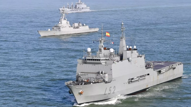 Despliegue en el Mar Báltico.