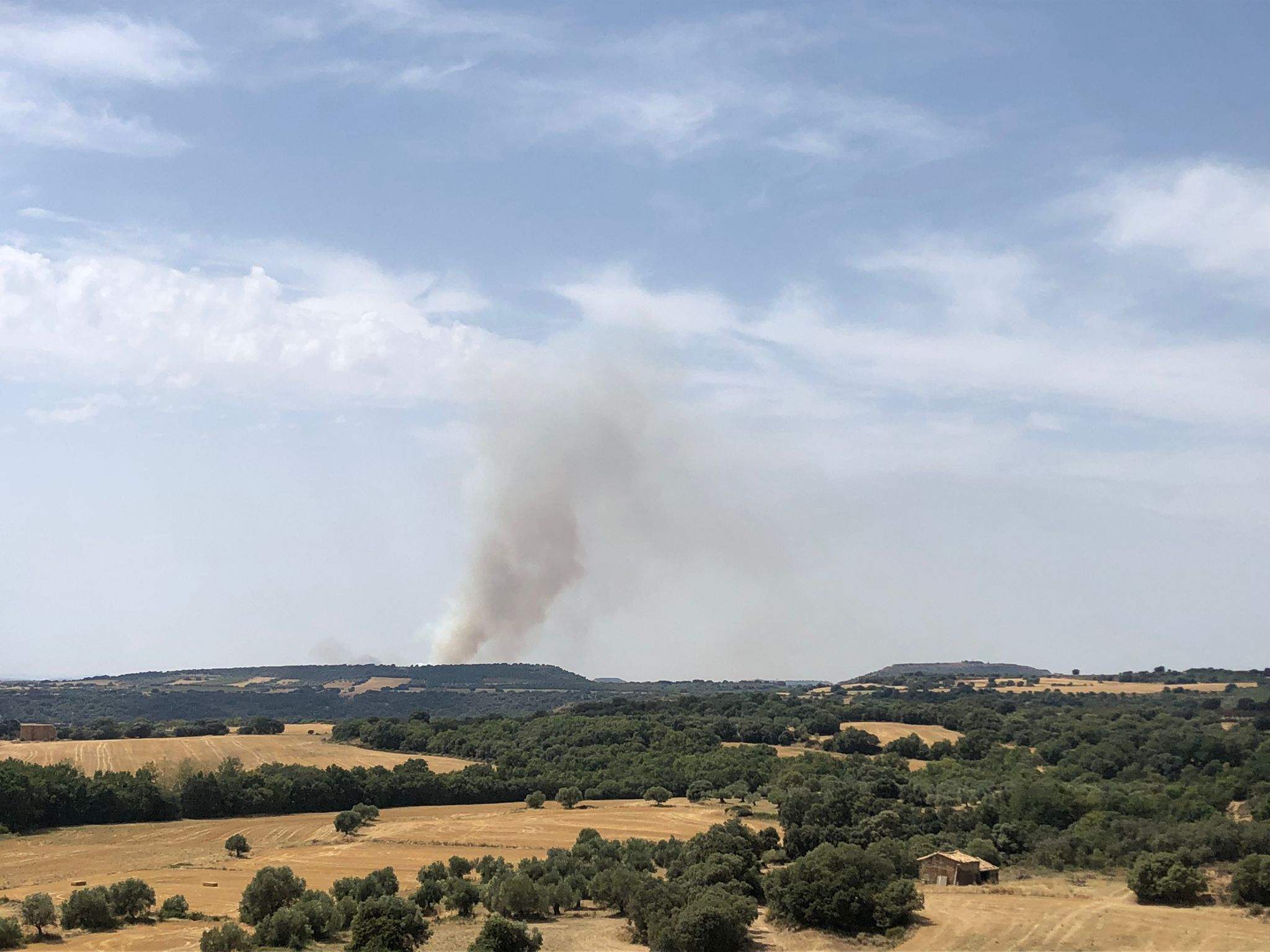 Incendio en Loporzano 