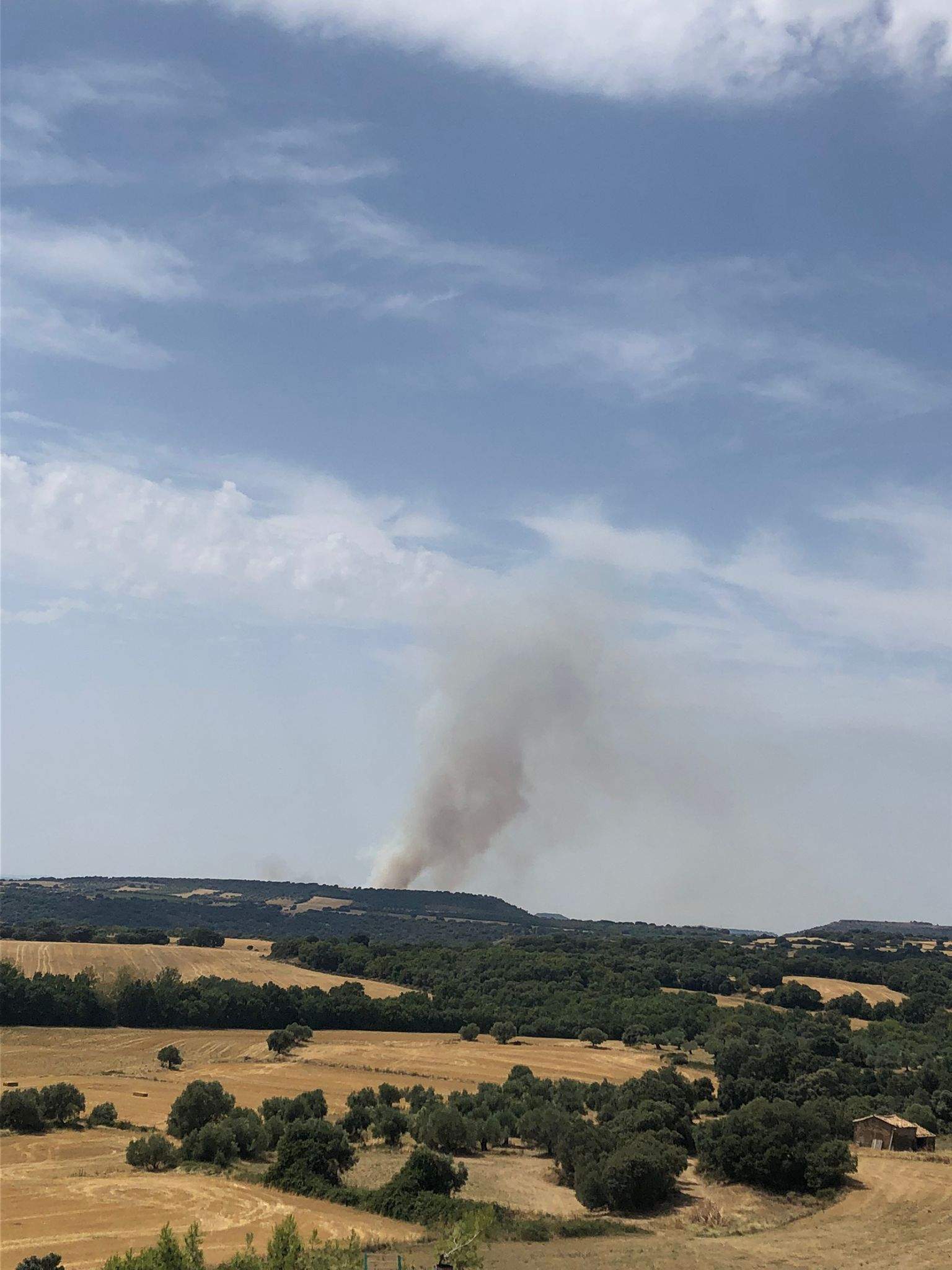 Incendio en Loporzano 