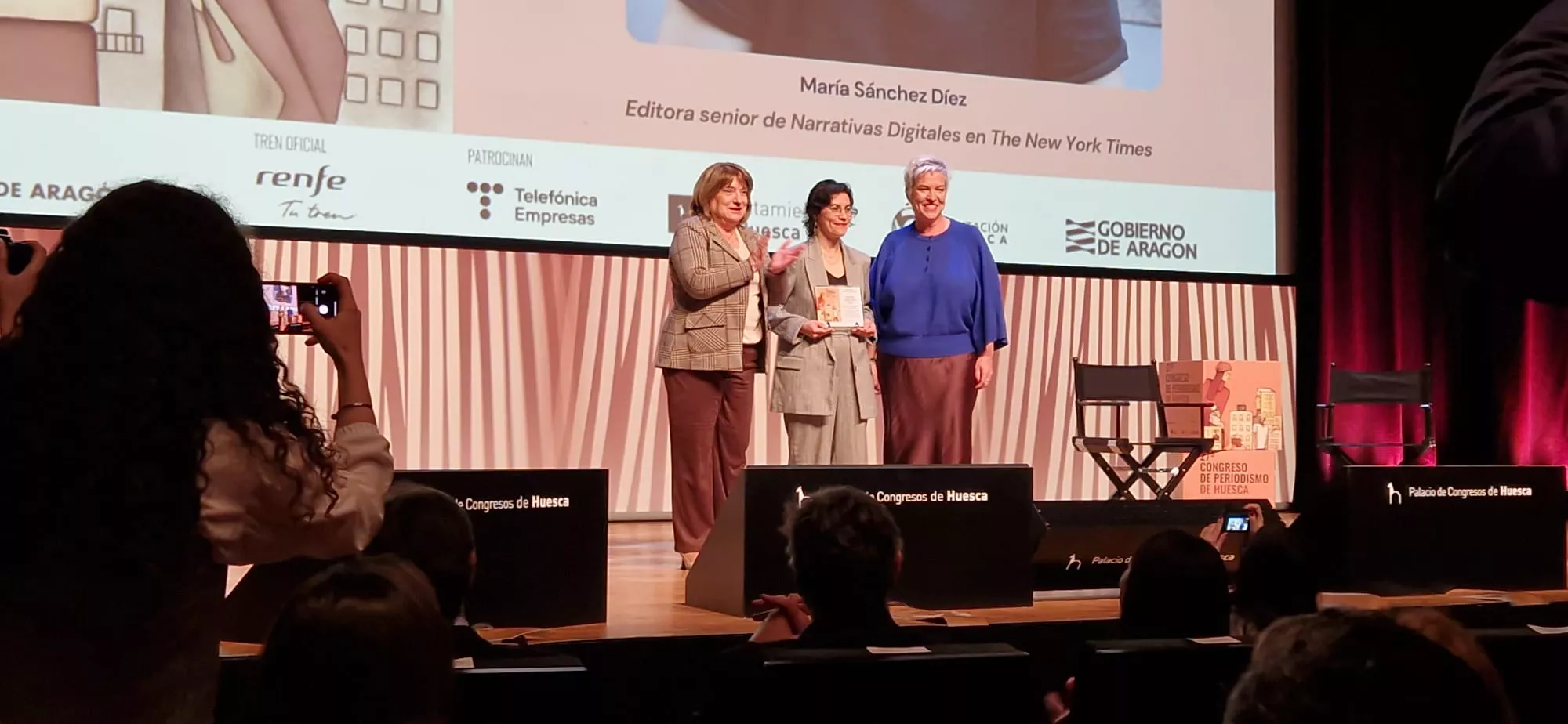 María Sánchez Díez, premio José Manuel Porquet. Foto Myriam Martínez