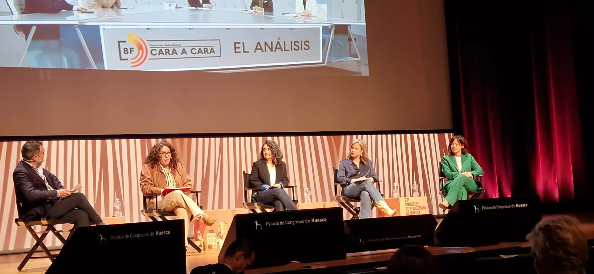 Quico Chirino, Laura Alcalde, Alba Fité, Eva Defior y Aida Acitores. Foto Myriam Martínez