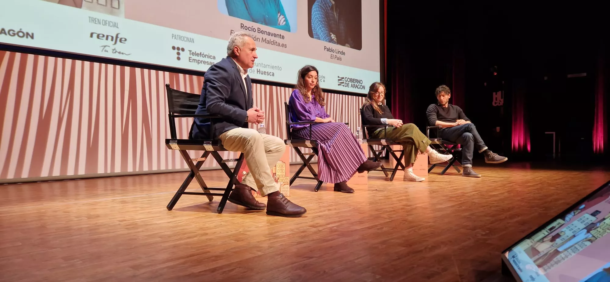Ángel Losada, Gema Timón, Rocío Benavente y Pablo Linde. Foto Myriam Martínez