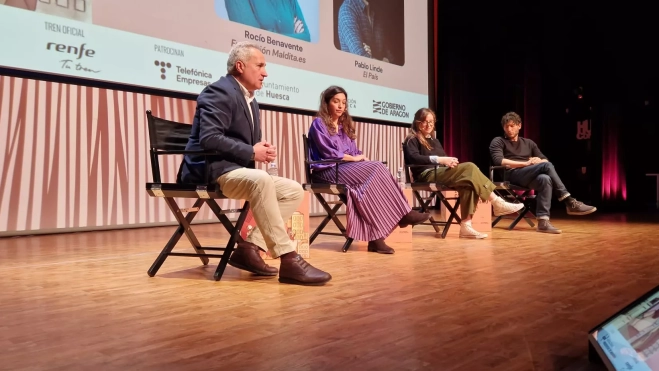 Ángel Losada, Gema Timón, Rocío Benavente y Pablo Linde. Foto Myriam Martínez