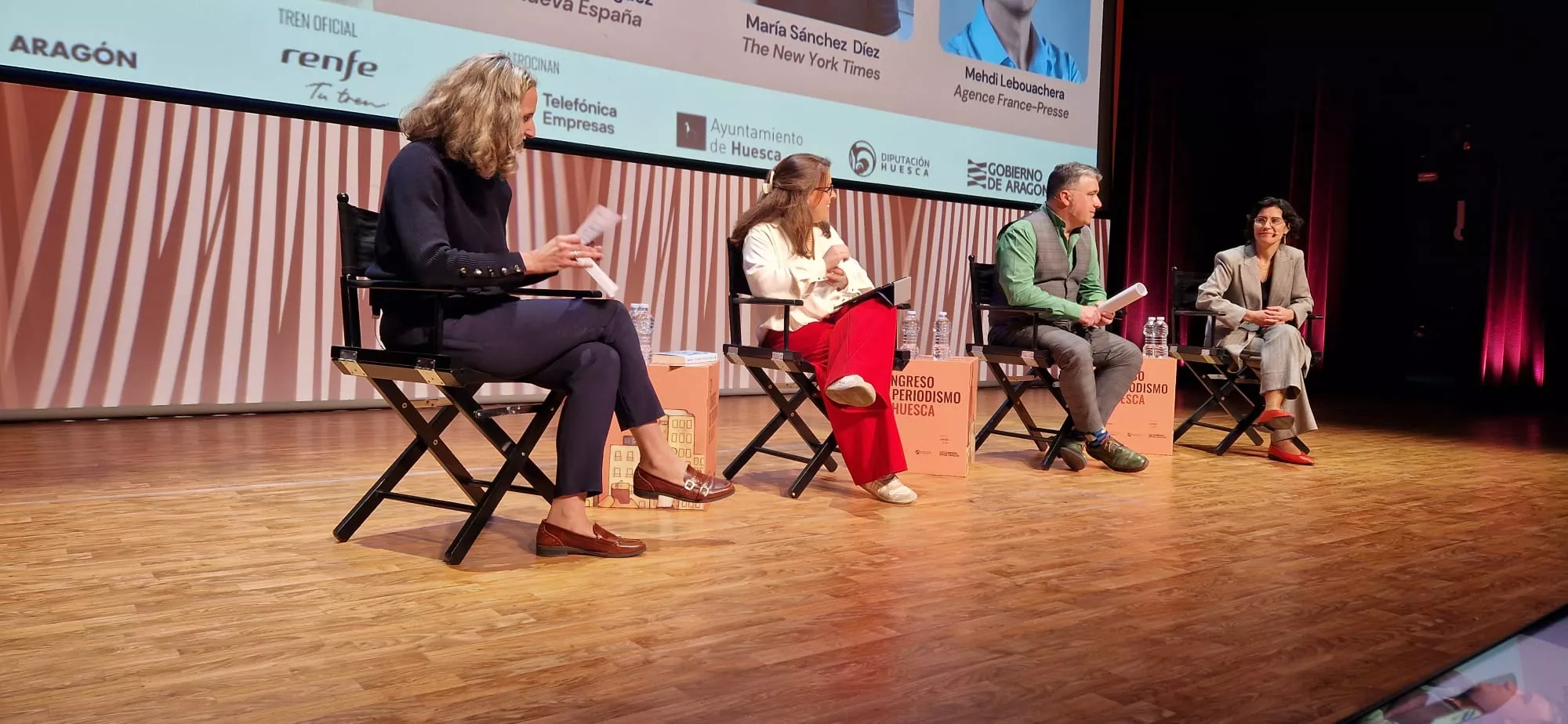 Ángel Losada, Gema Timón, Rocío Benavente y Pablo Linde. Foto Myriam Martínez