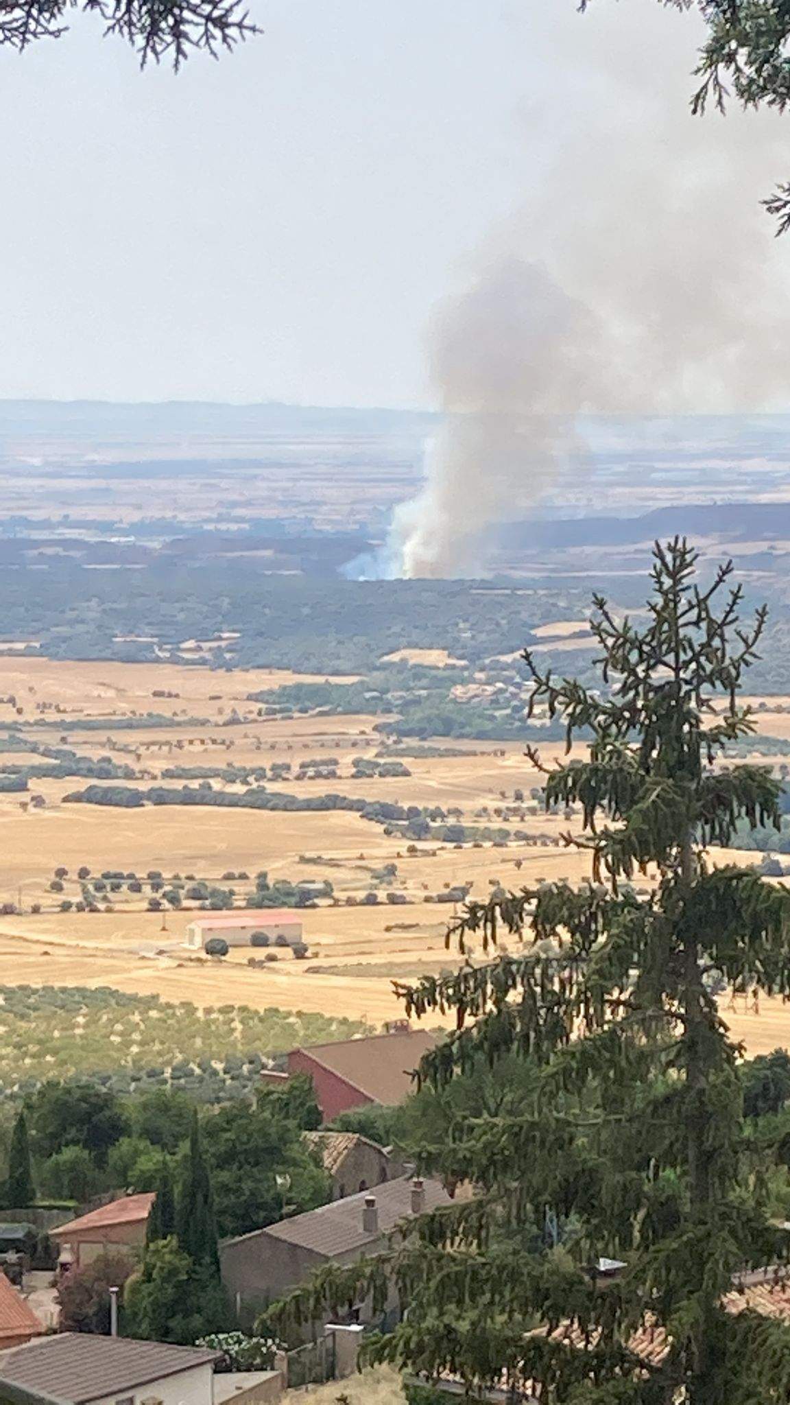 Incendio en Loporzano 