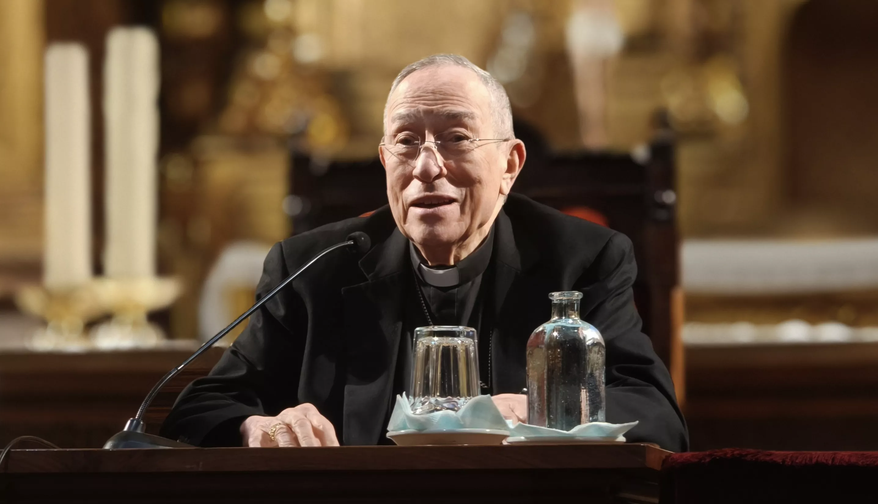 Conferencia del cardenal Óscar Andrés Rodríguez Maradiaga. Foto María José Sampietro