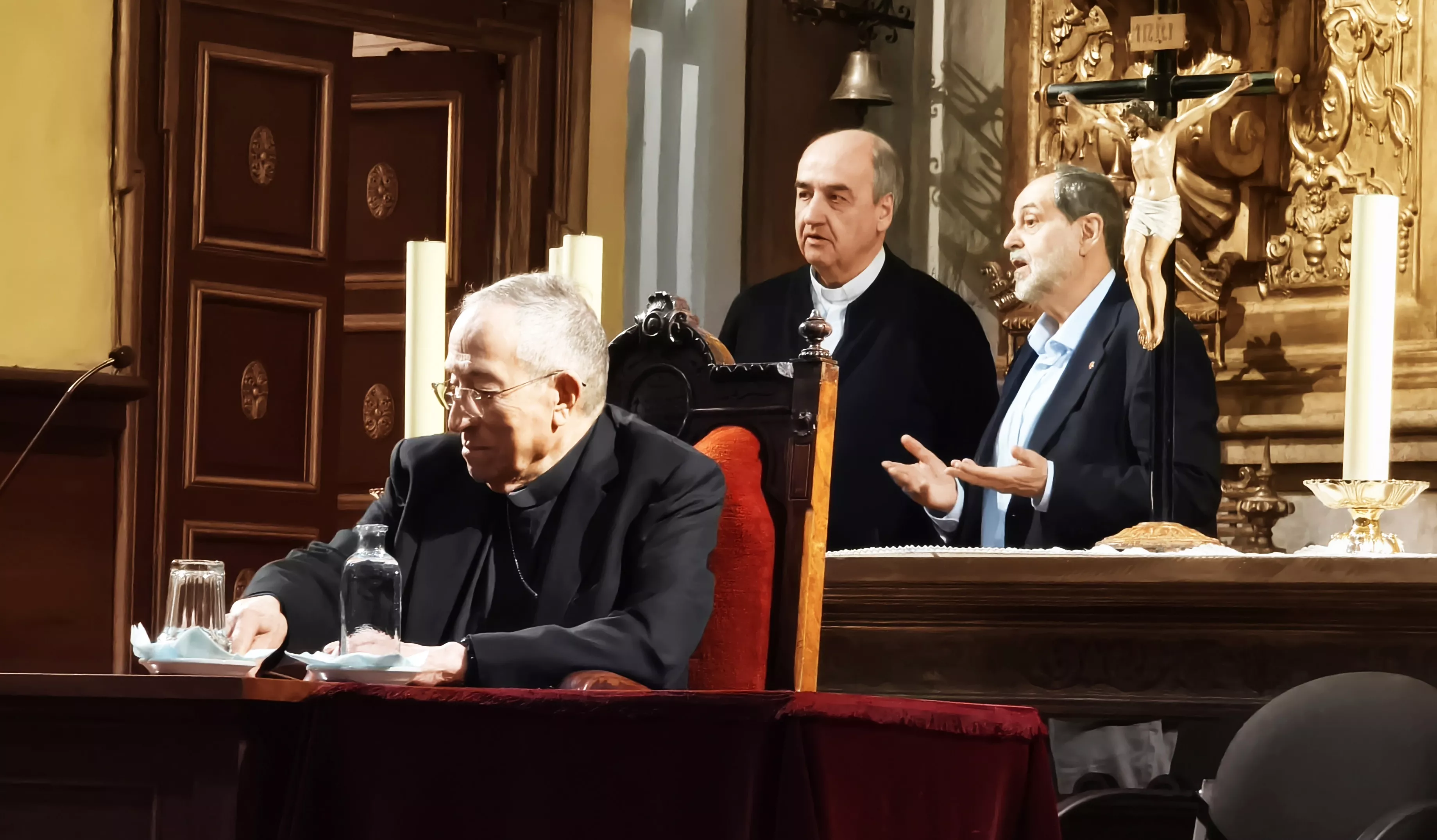 Conferencia del cardenal Óscar Andrés Rodríguez Maradiaga. Foto María José Sampietro